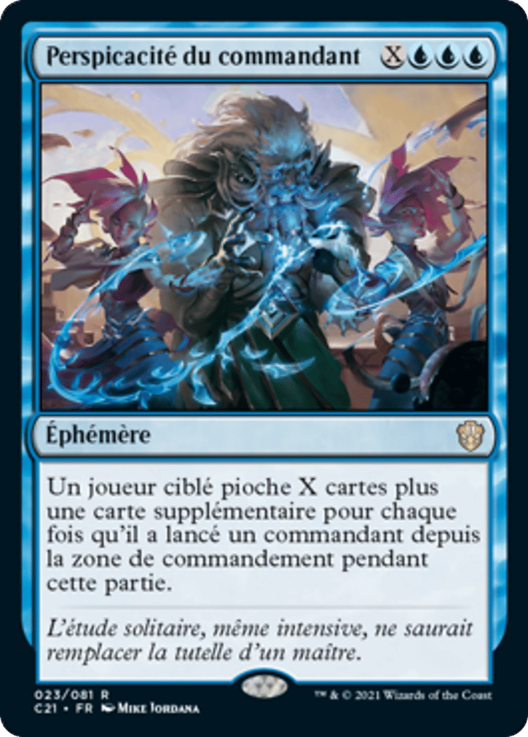 Perspicacité du commandant — Commander 2021 — Magic: The Gathering