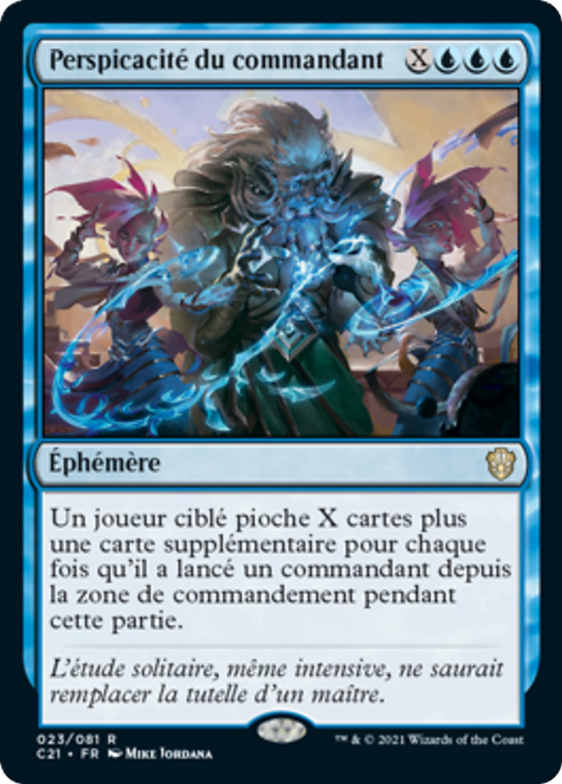 Perspicacité du commandant — Commander 2021 — Magic: The Gathering