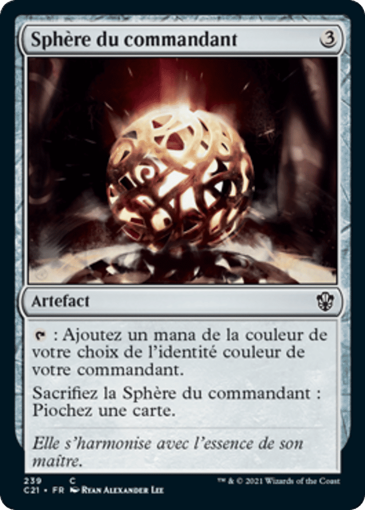 Sphère du commandant — Commander 2021 — Magic: The Gathering