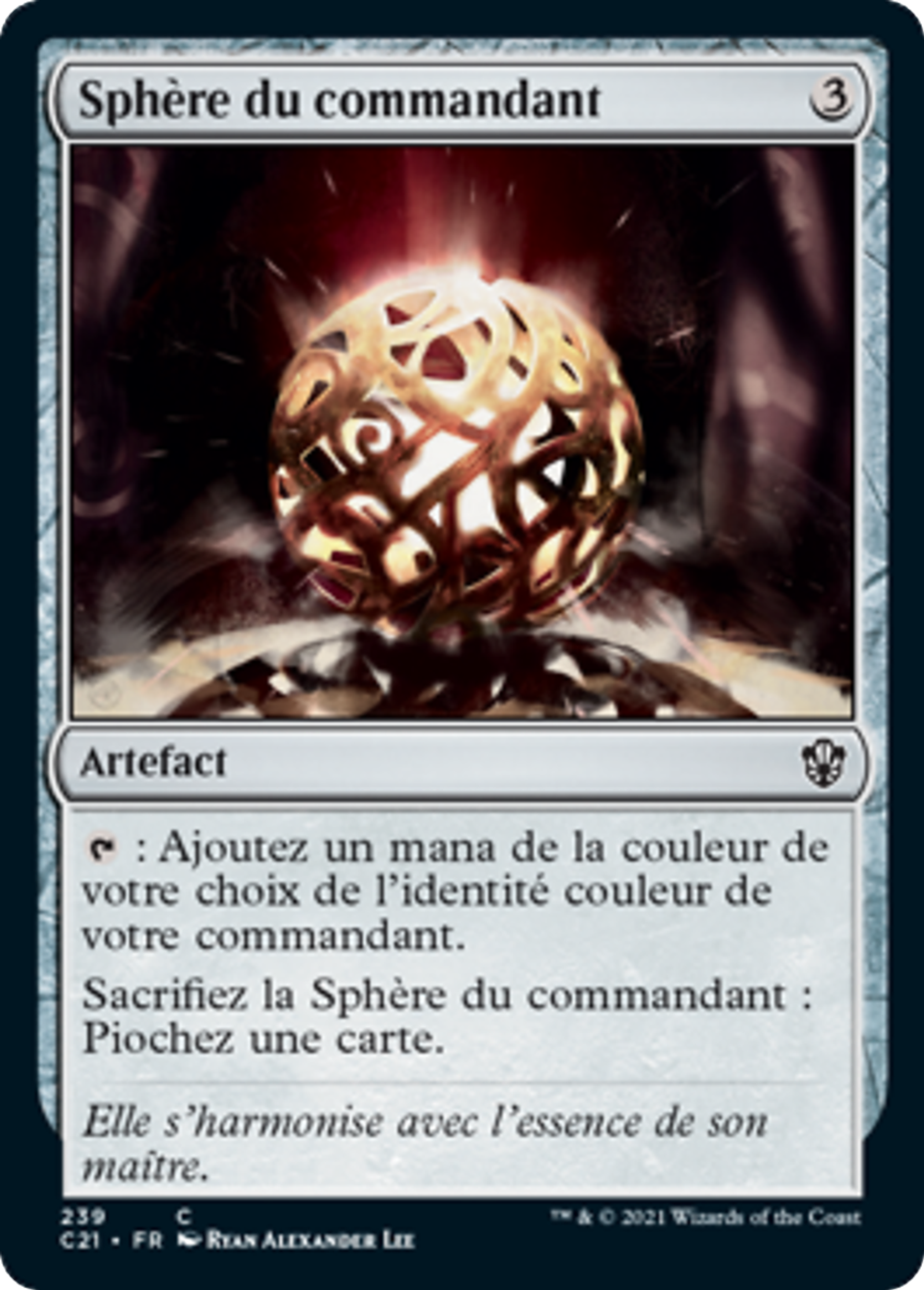 Sphère du commandant — Commander 2021 — Magic: The Gathering