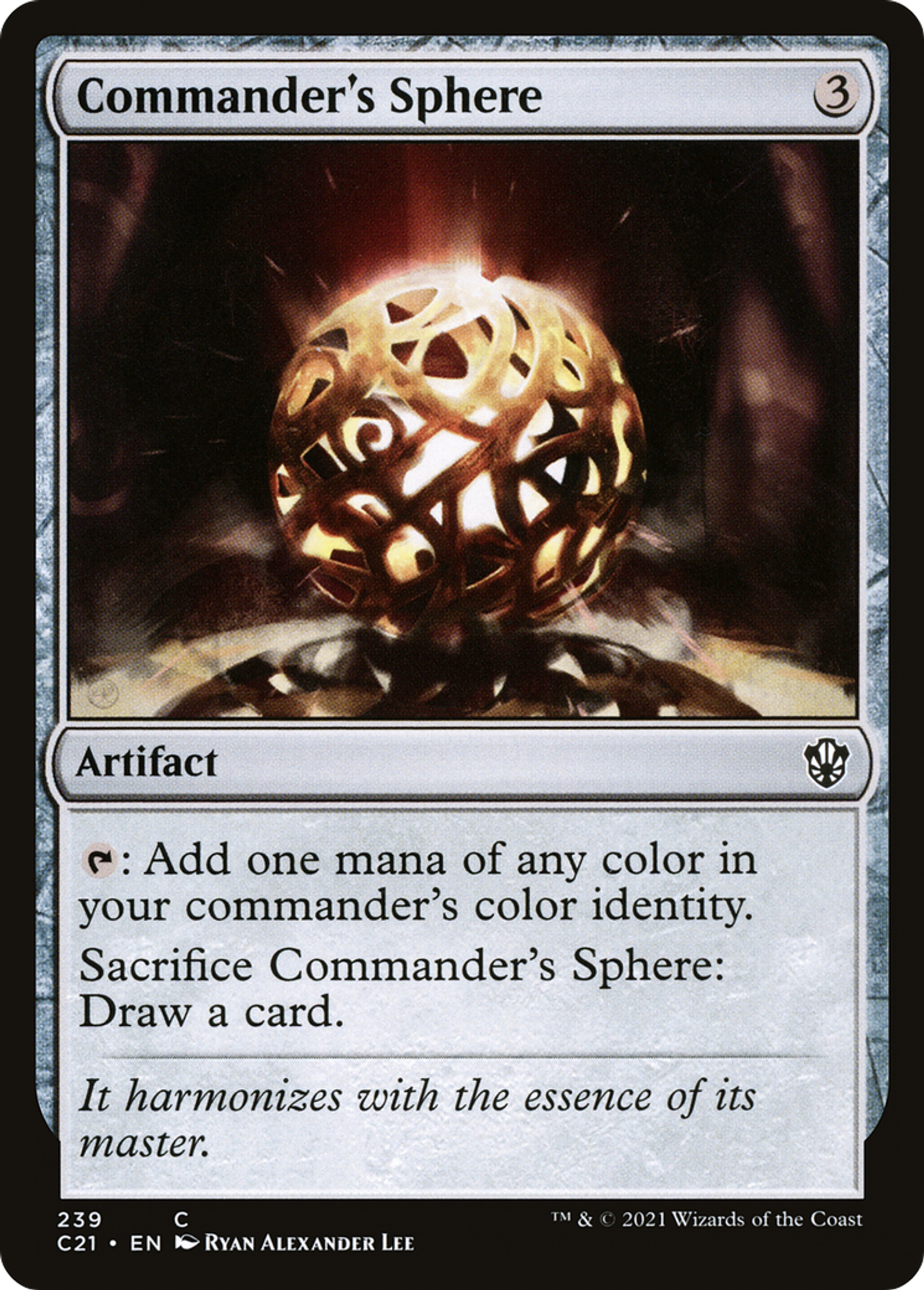 Commander's Sphere — Commander 2021 — Magic: The Gathering
