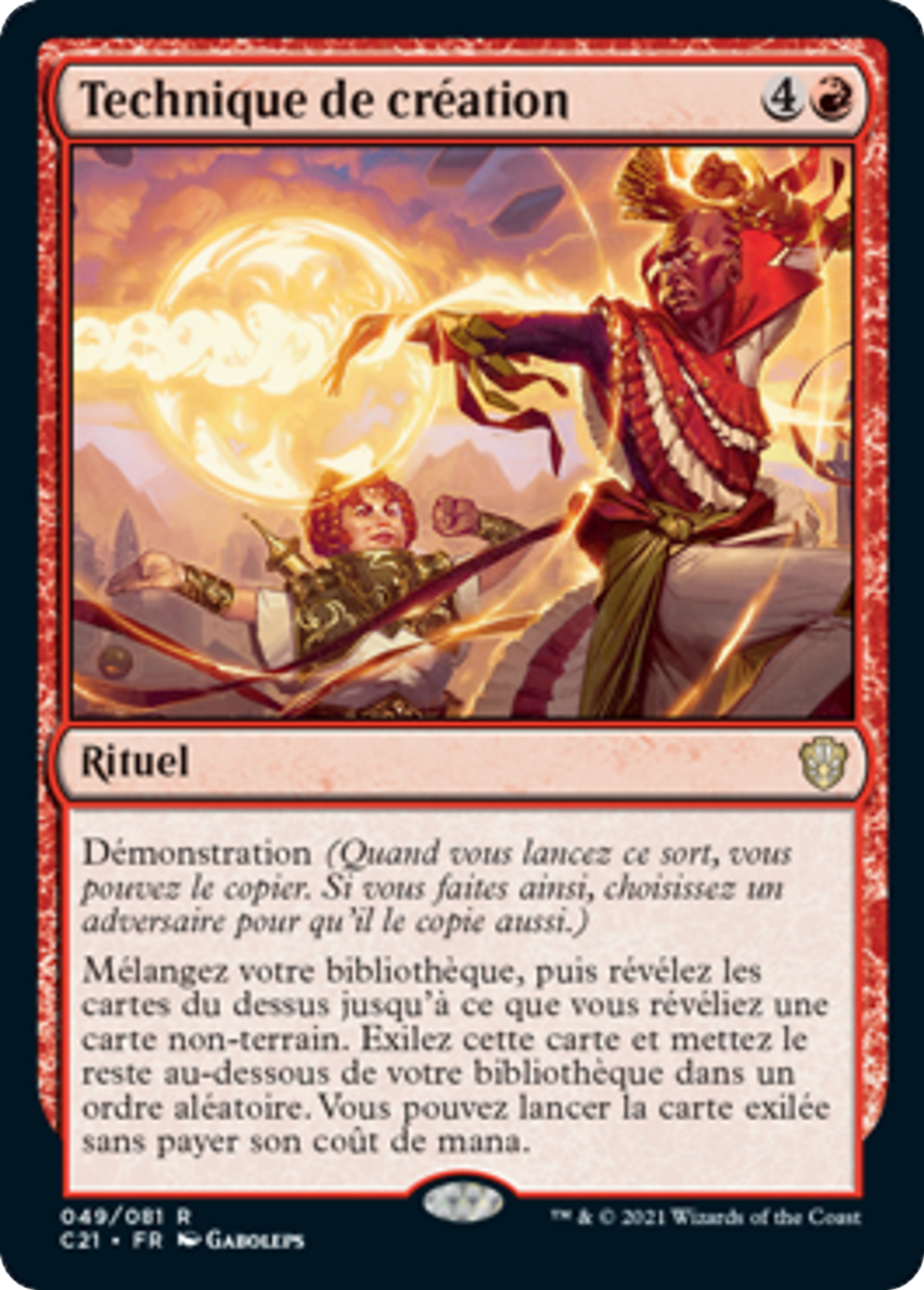 Technique de création — Commander 2021 — Magic: The Gathering