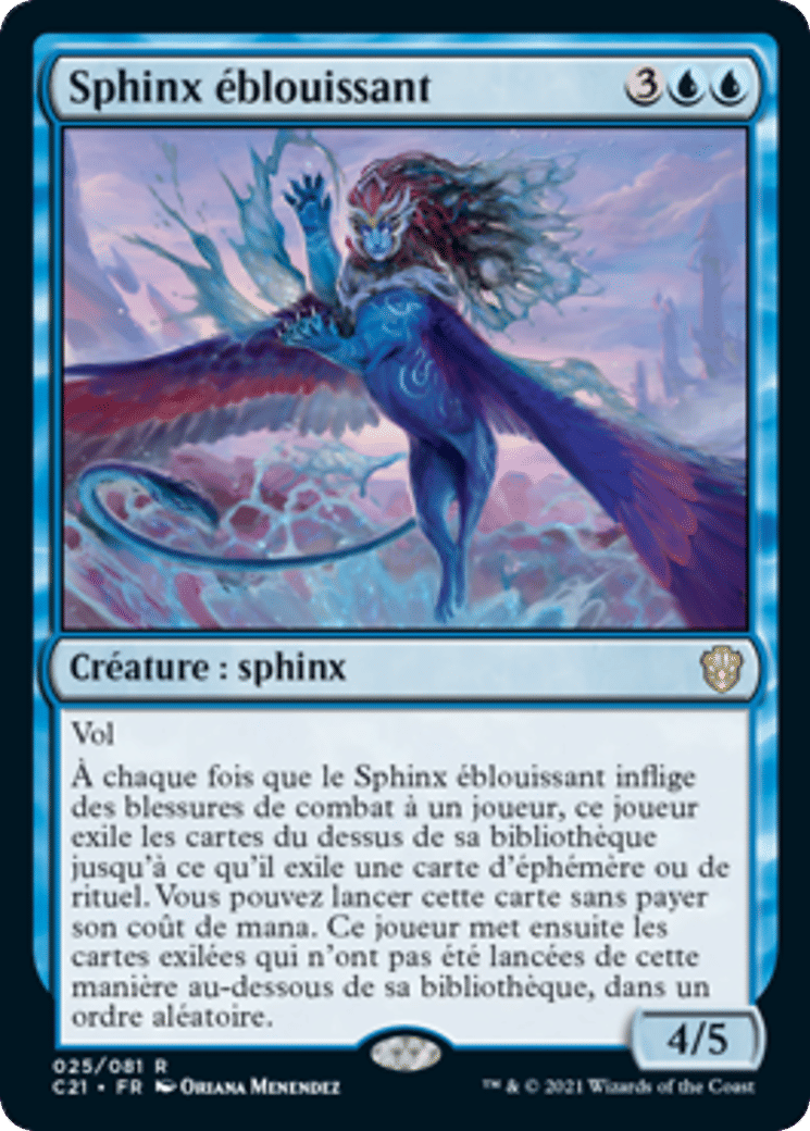Sphinx éblouissant — Commander 2021 — Magic: The Gathering