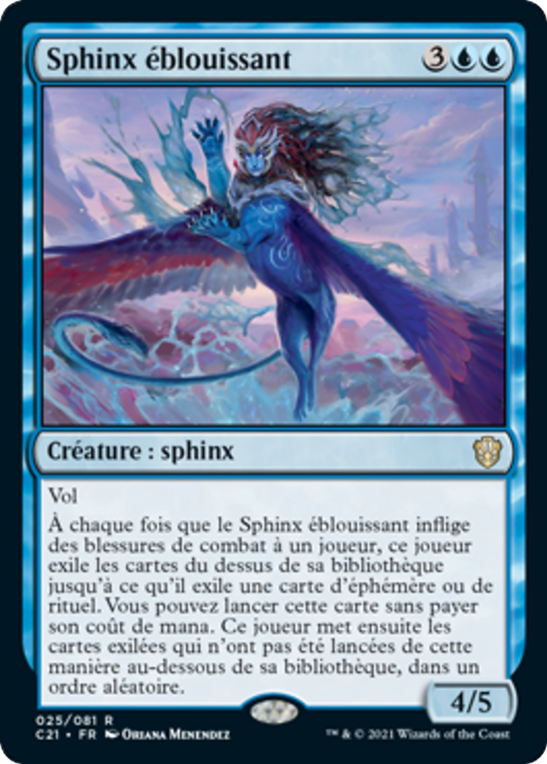 Sphinx éblouissant — Commander 2021 — Magic: The Gathering