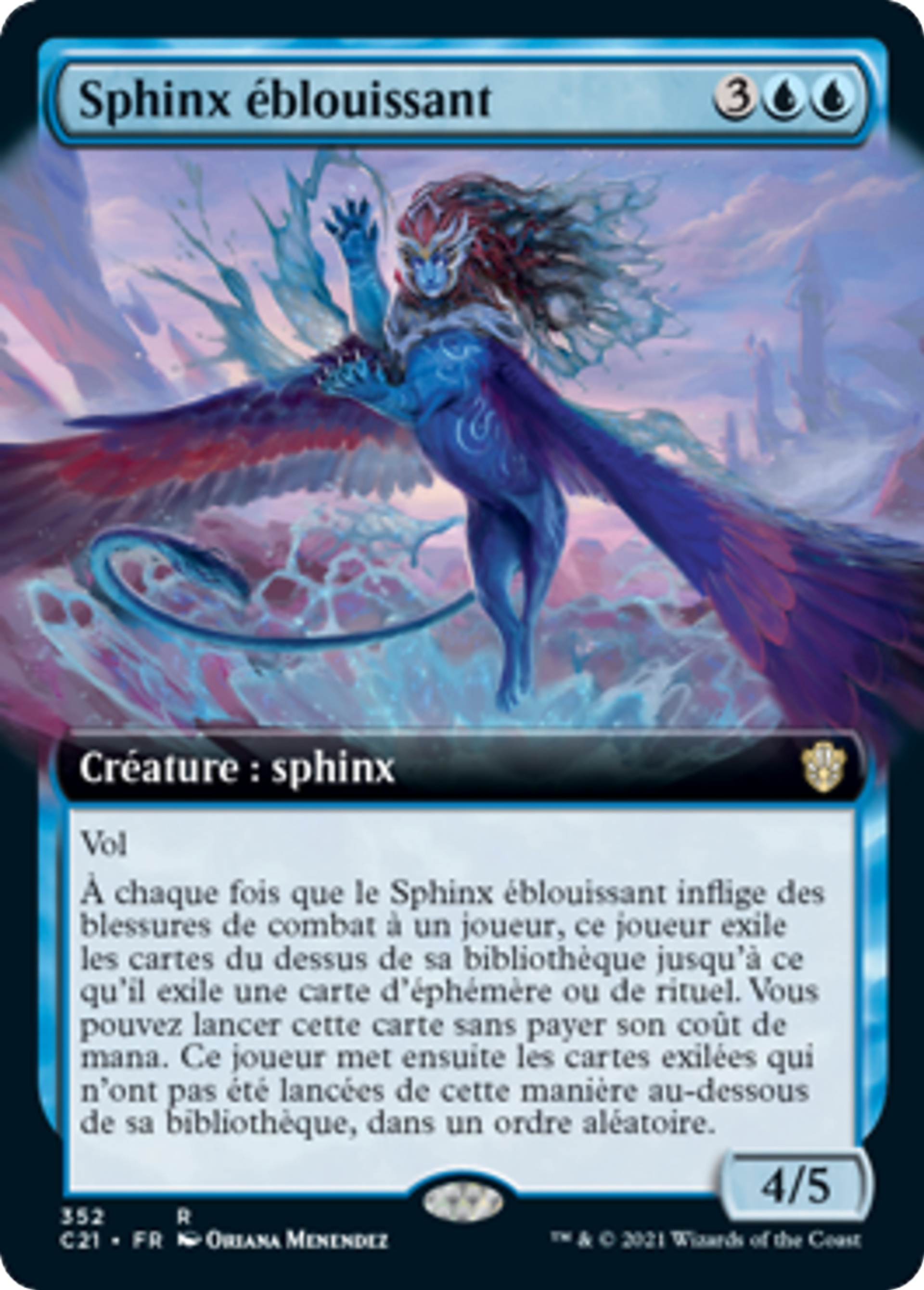Sphinx éblouissant — Commander 2021 — Magic: The Gathering