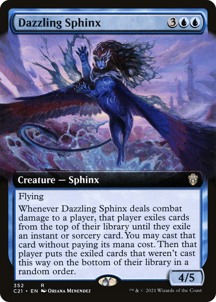 Dazzling Sphinx — Commander 2021 — Magic: The Gathering