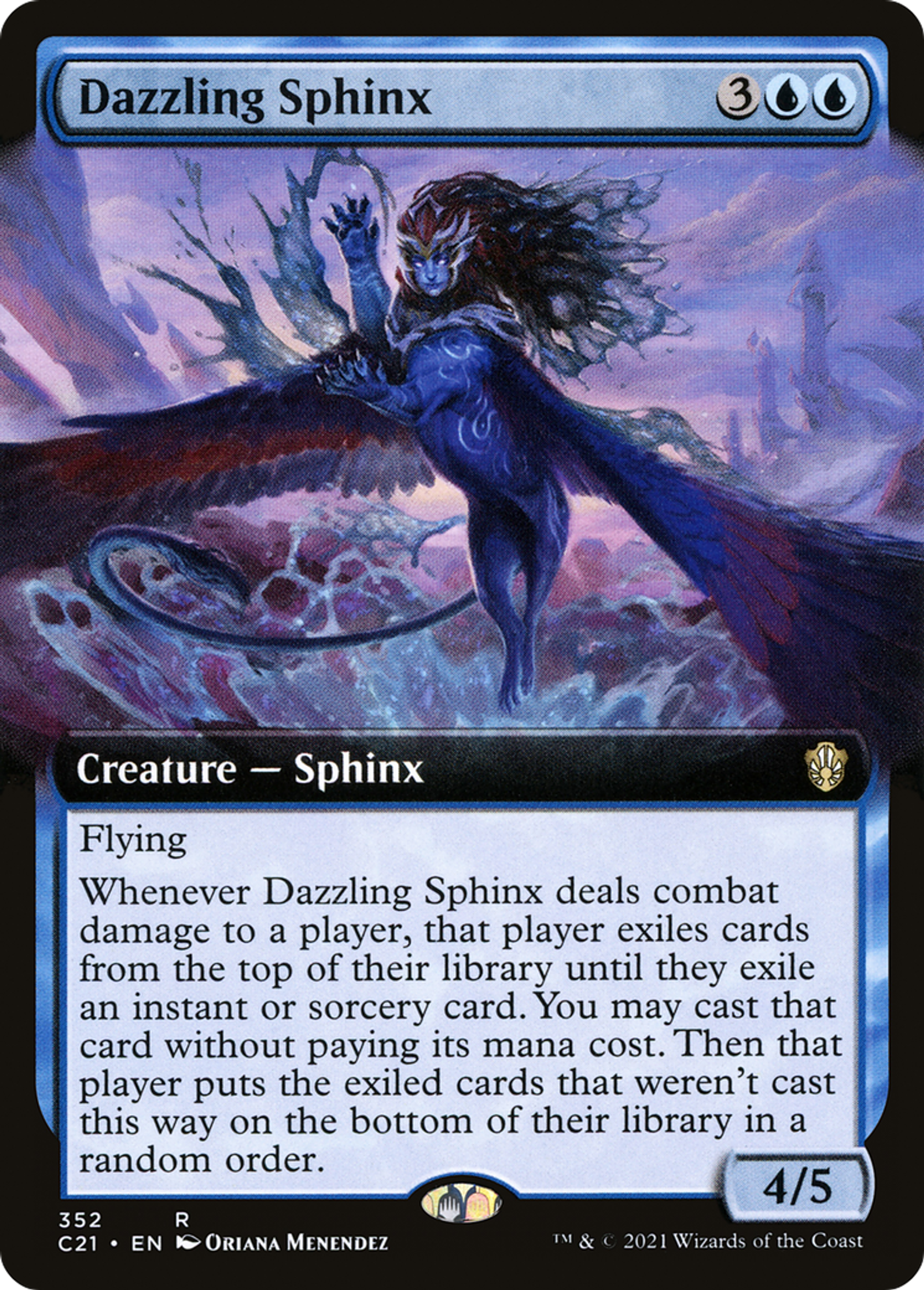 Dazzling Sphinx — Commander 2021 — Magic: The Gathering