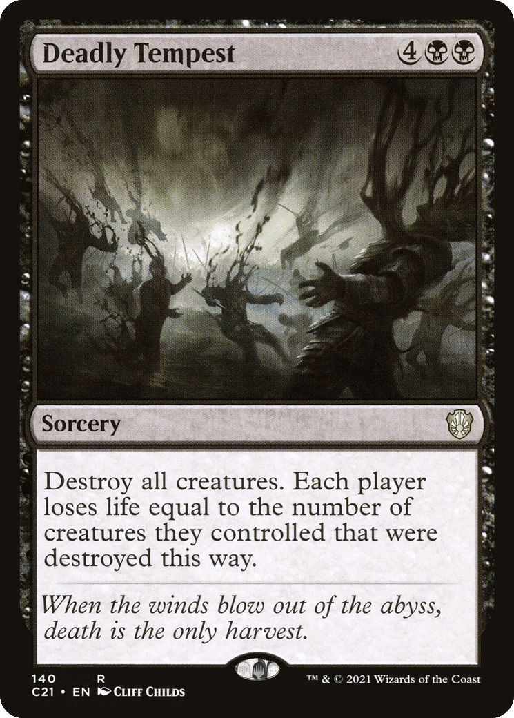 Deadly Tempest — Commander 2021 — Magic: The Gathering