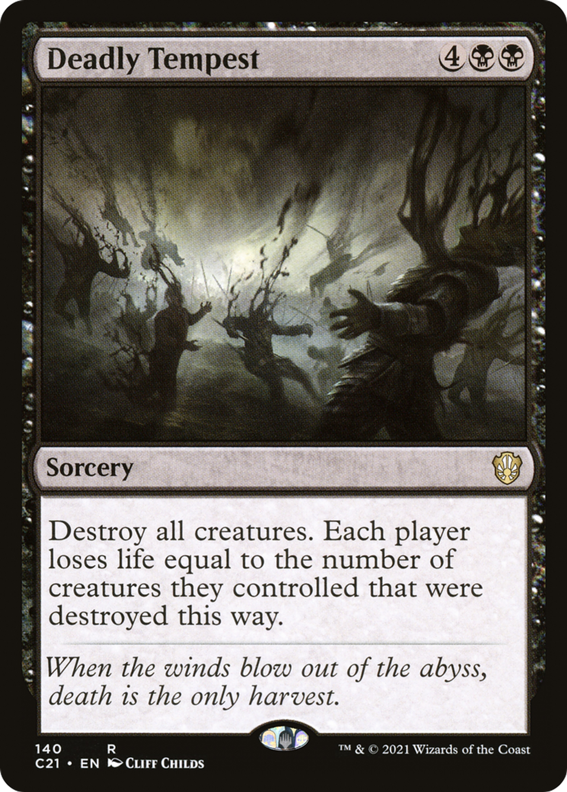 Deadly Tempest — Commander 2021 — Magic: The Gathering