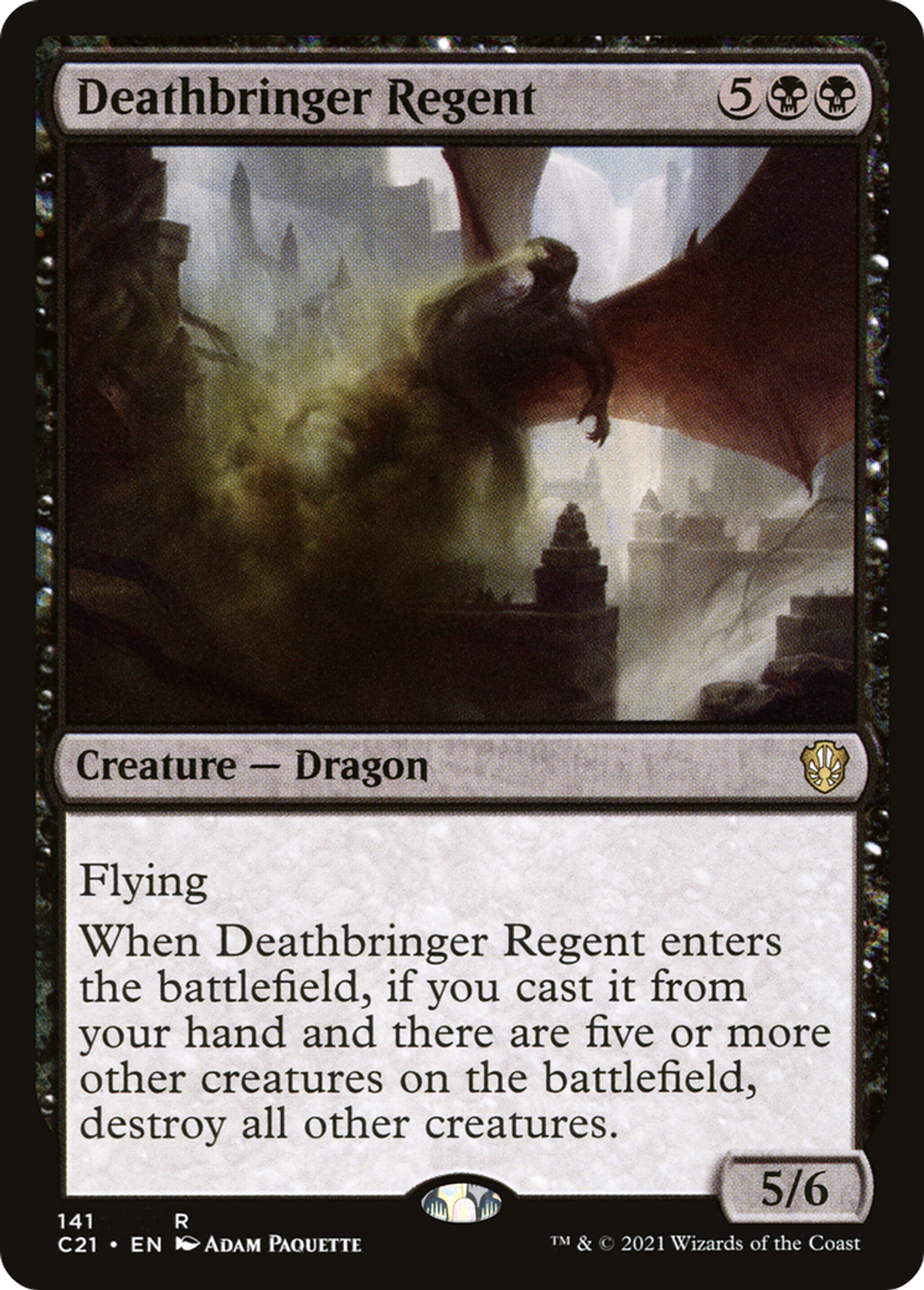 Deathbringer Regent — Commander 2021 — Magic: The Gathering