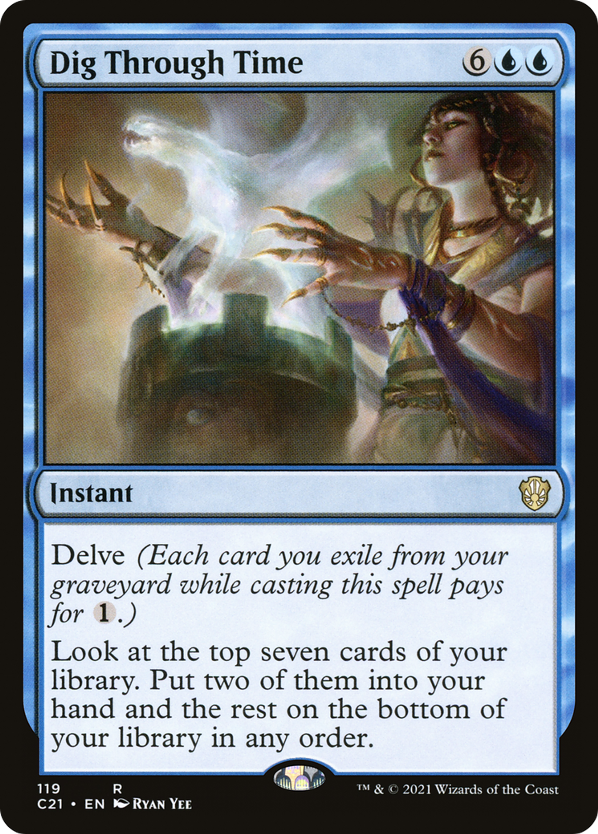 Dig Through Time — Commander 2021 — Magic: The Gathering