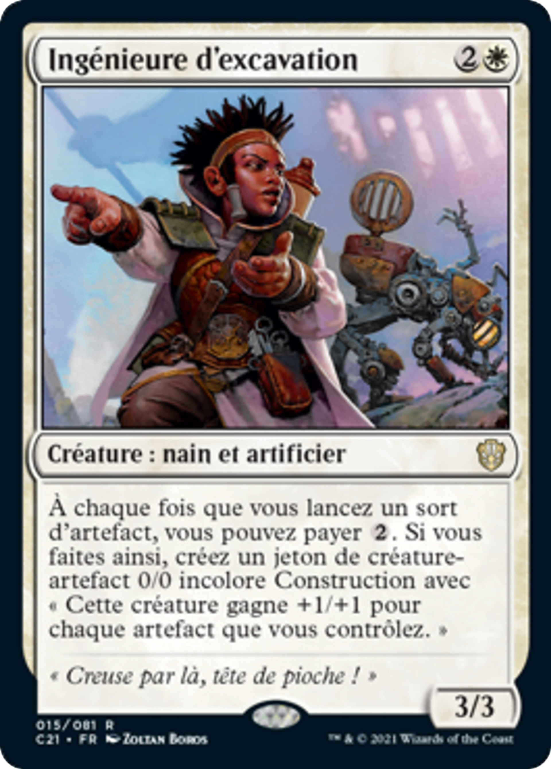 Ingénieure d'excavation — Commander 2021 — Magic: The Gathering