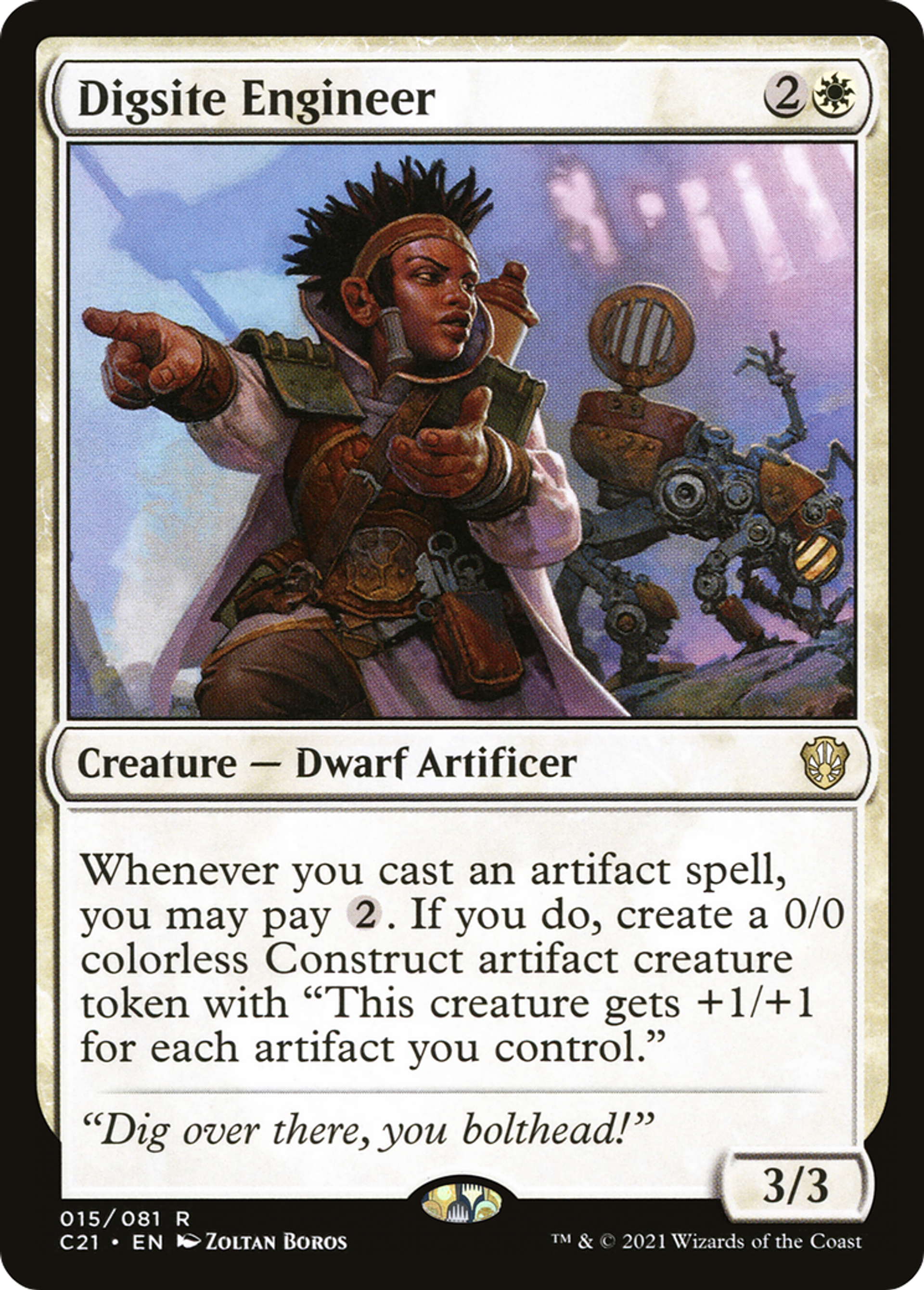 Digsite Engineer — Commander 2021 — Magic: The Gathering
