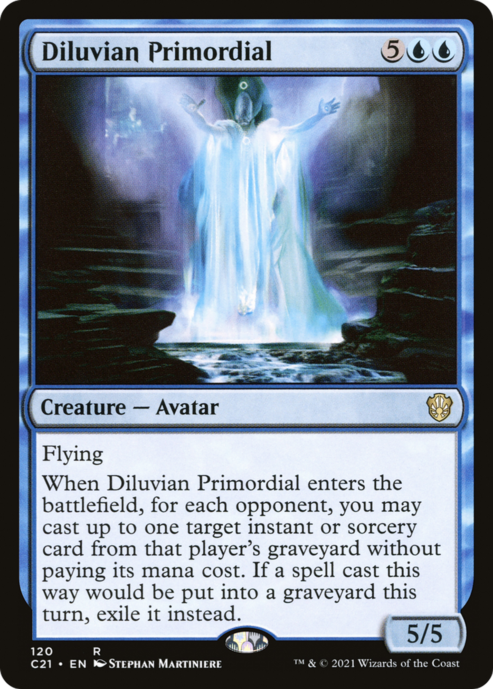 Diluvian Primordial — Commander 2021 — Magic: The Gathering