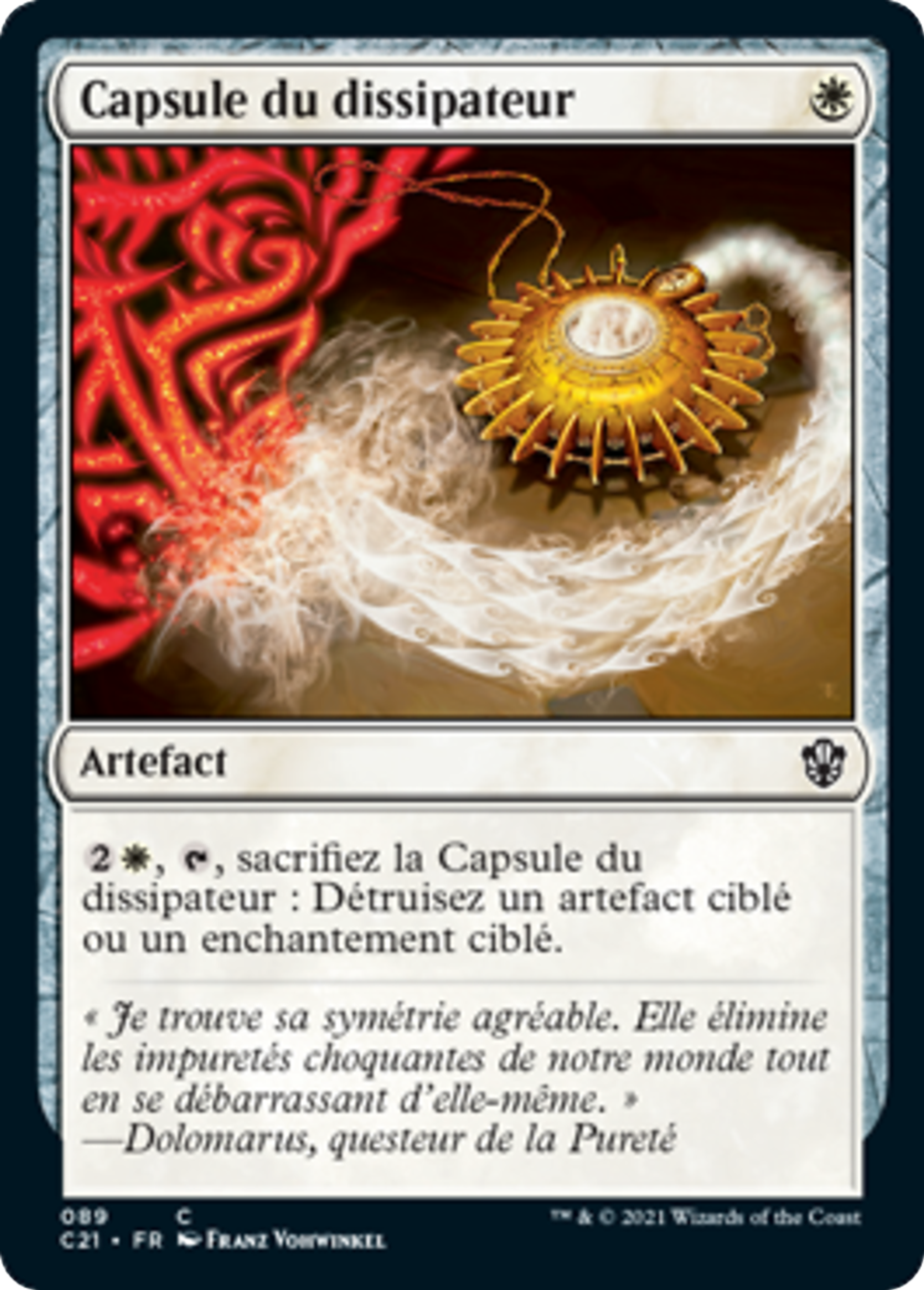 Capsule du dissipateur — Commander 2021 — Magic: The Gathering