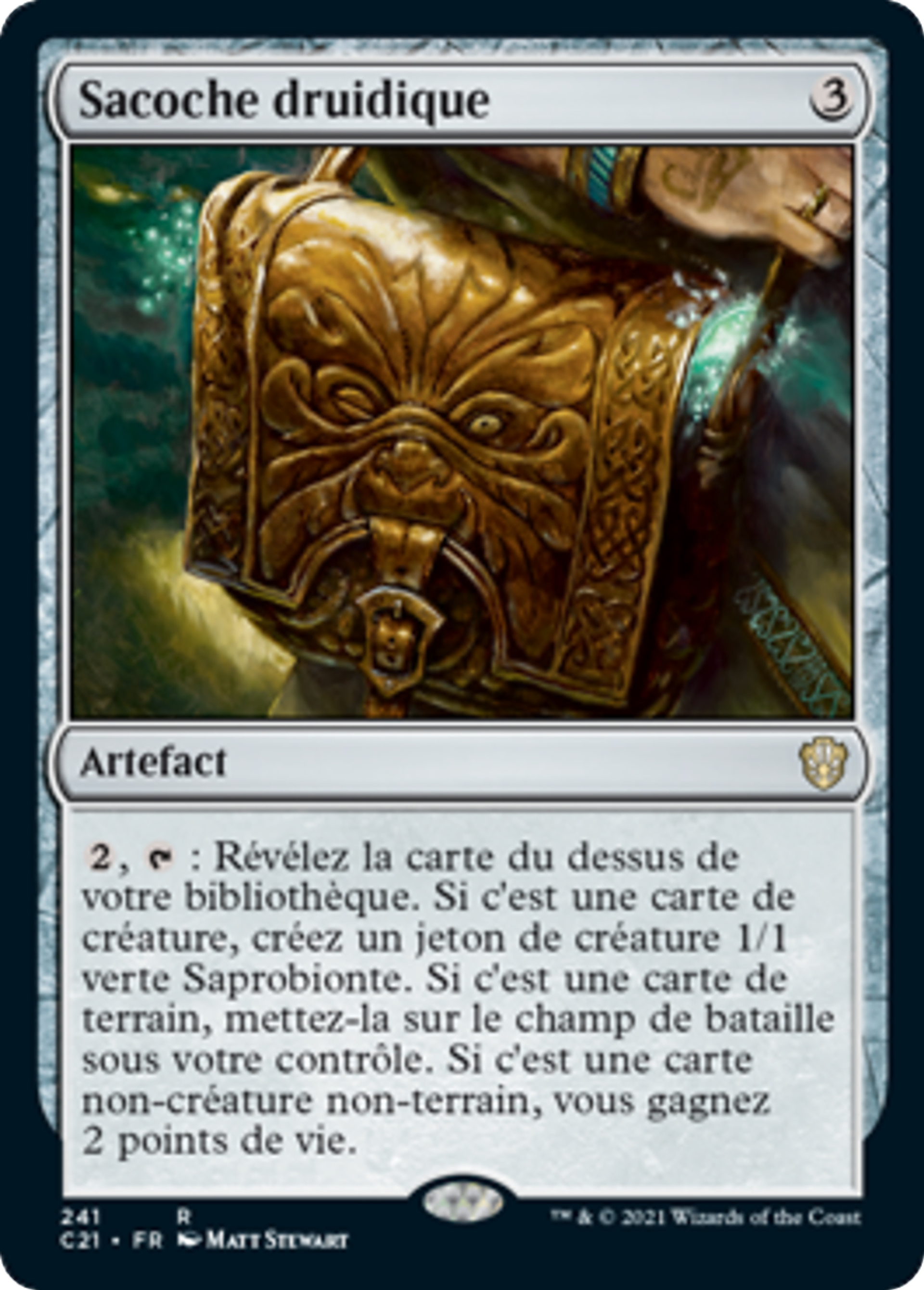 Sacoche druidique — Commander 2021 — Magic: The Gathering