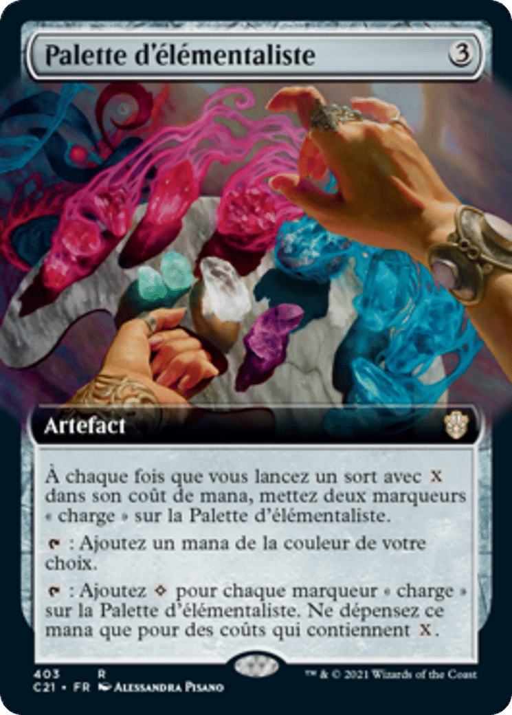Palette d'élémentaliste — Commander 2021 — Magic: The Gathering