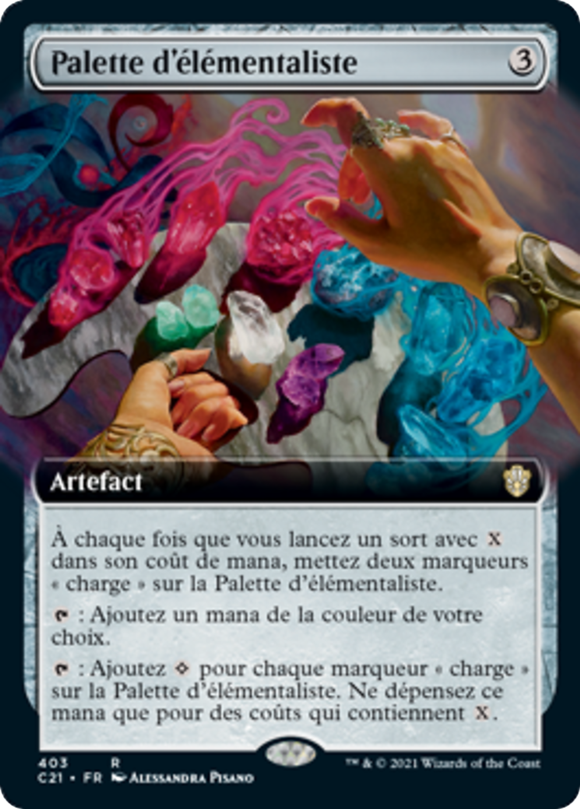 Palette d'élémentaliste — Commander 2021 — Magic: The Gathering