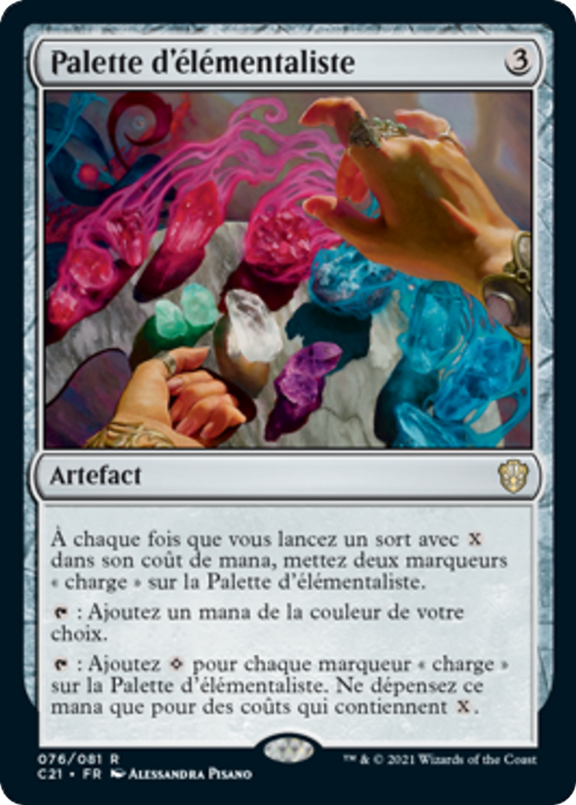 Palette d'élémentaliste — Commander 2021 — Magic: The Gathering