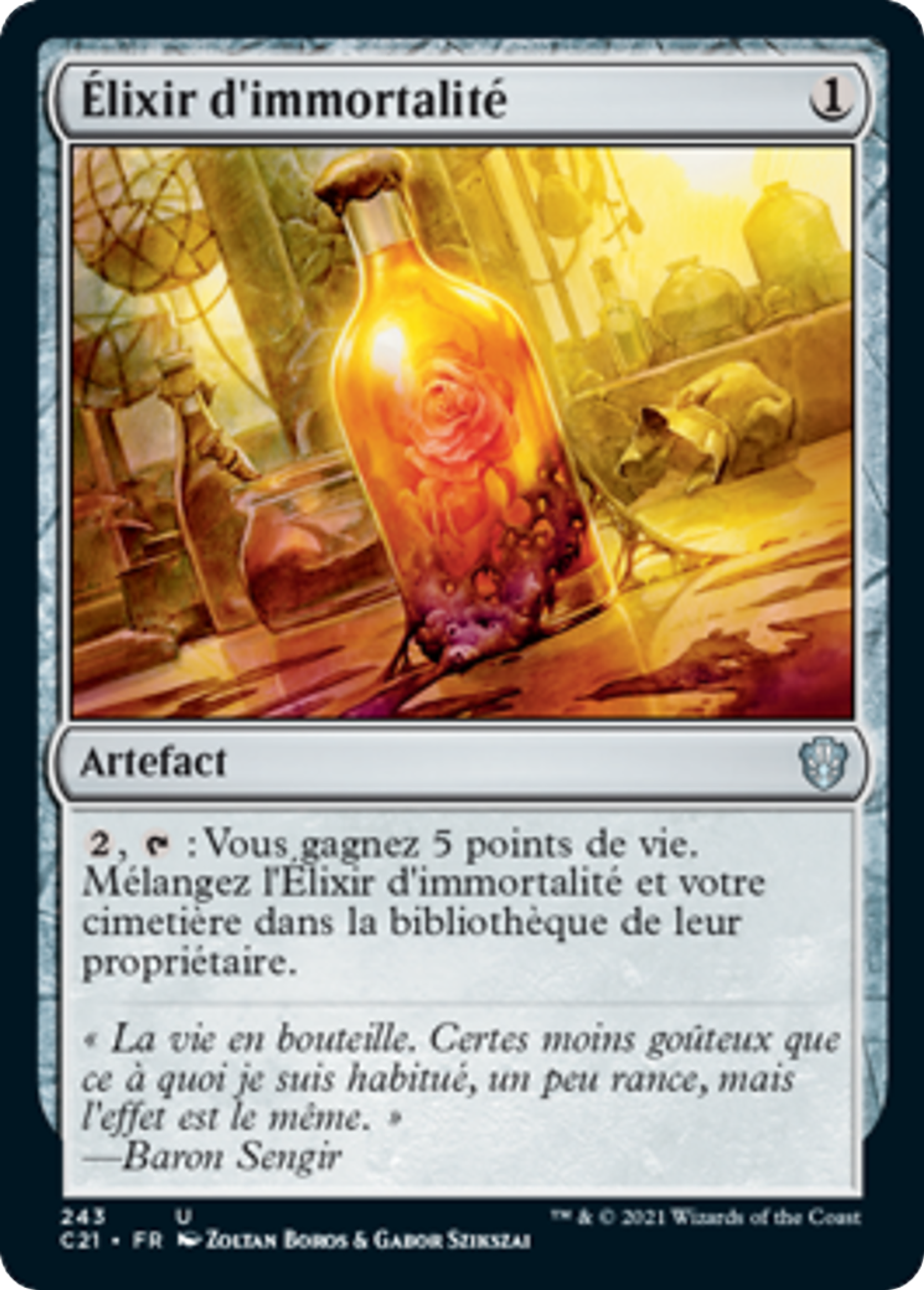 Elixir d'immortalité — Commander 2021 — Magic: The Gathering