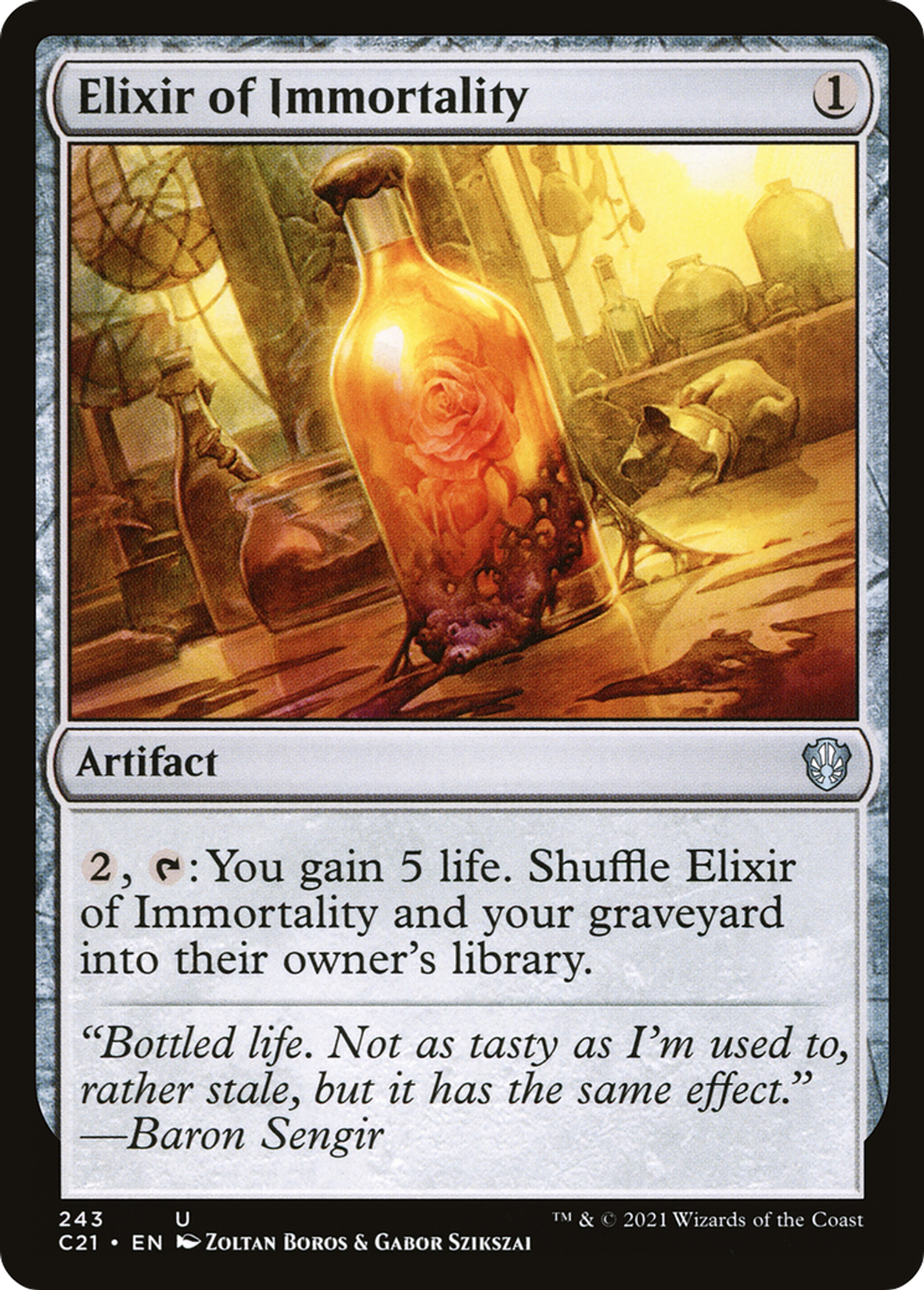 Elixir of Immortality — Commander 2021 — Magic: The Gathering