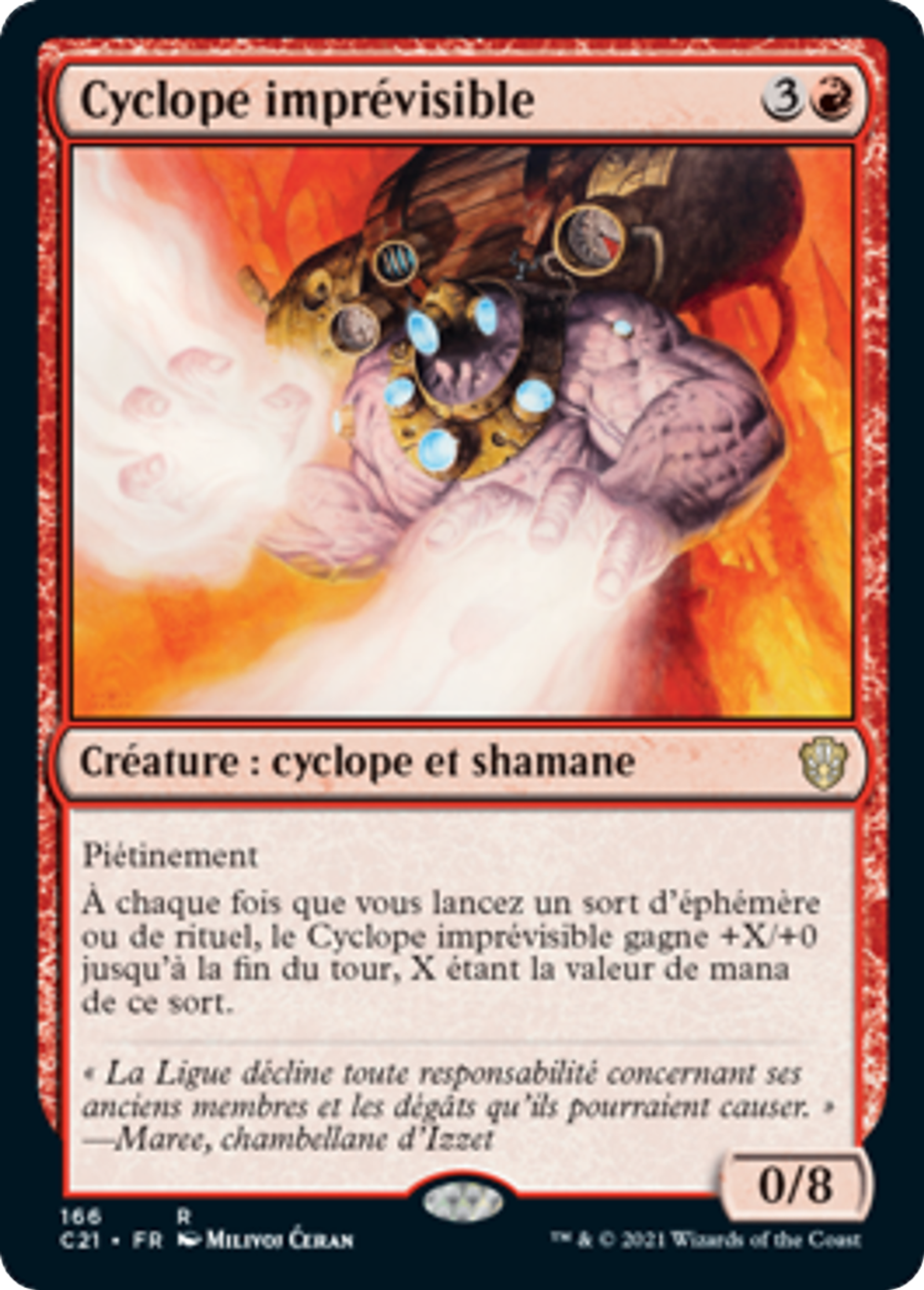 Cyclope imprévisible — Commander 2021 — Magic: The Gathering