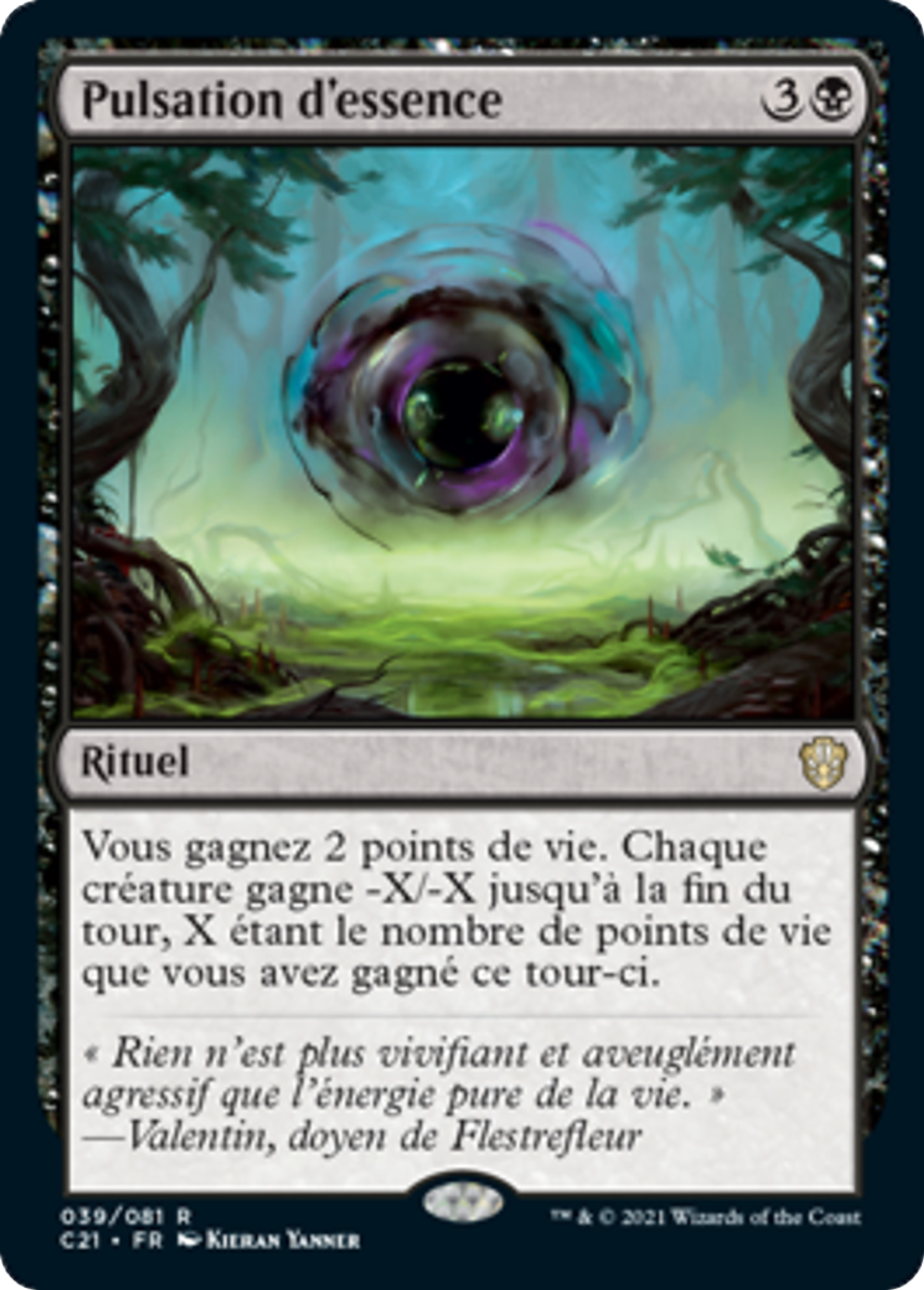 Pulsation d'essence — Commander 2021 — Magic: The Gathering