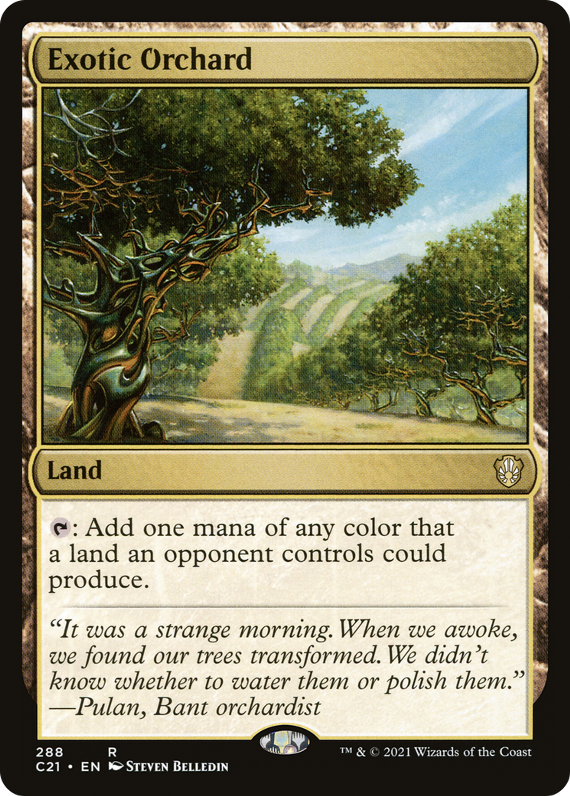 Verger exotique — Commander 2021 — Magic: The Gathering
