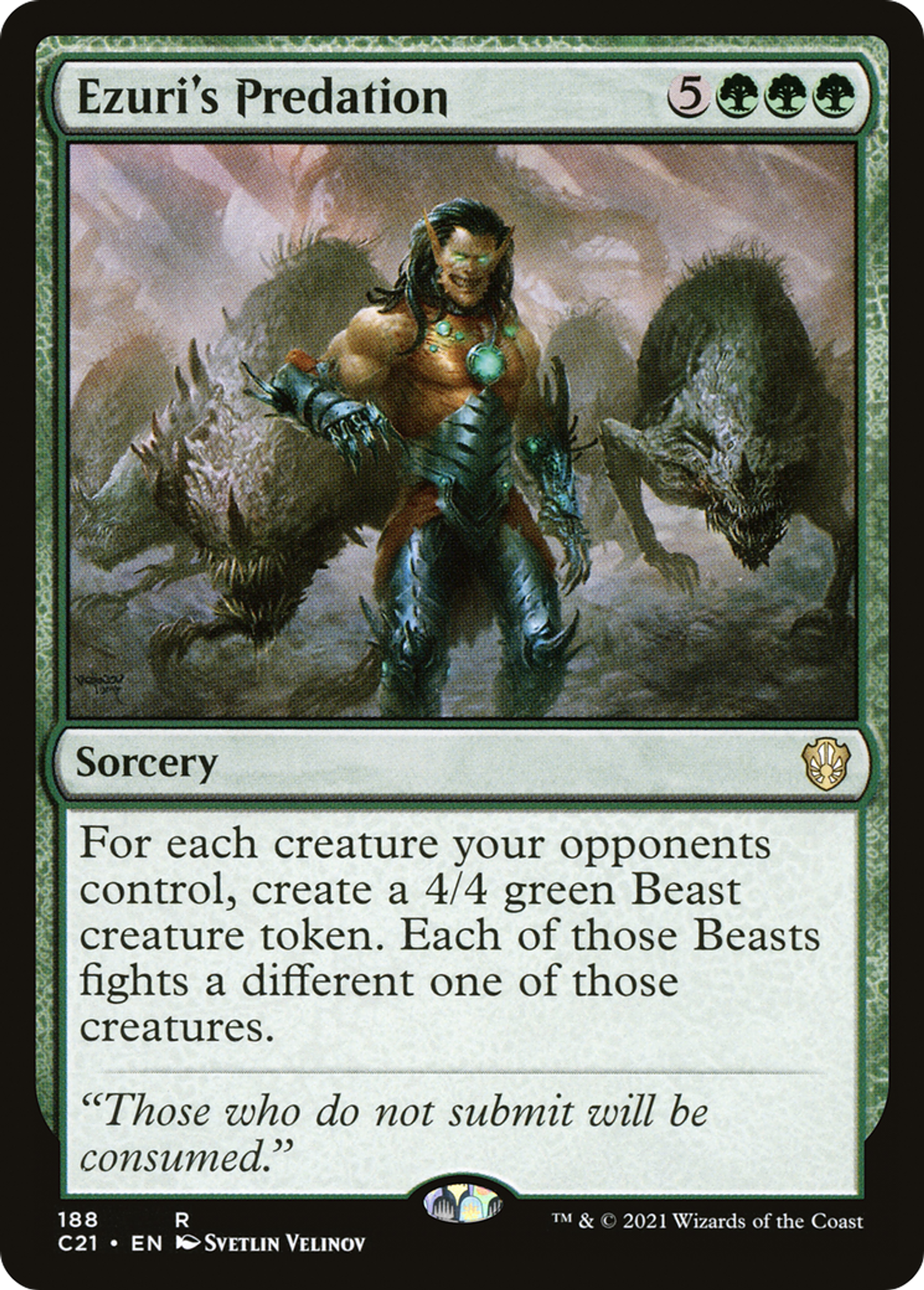 Ezuri's Predation — Commander 2021 — Magic: The Gathering