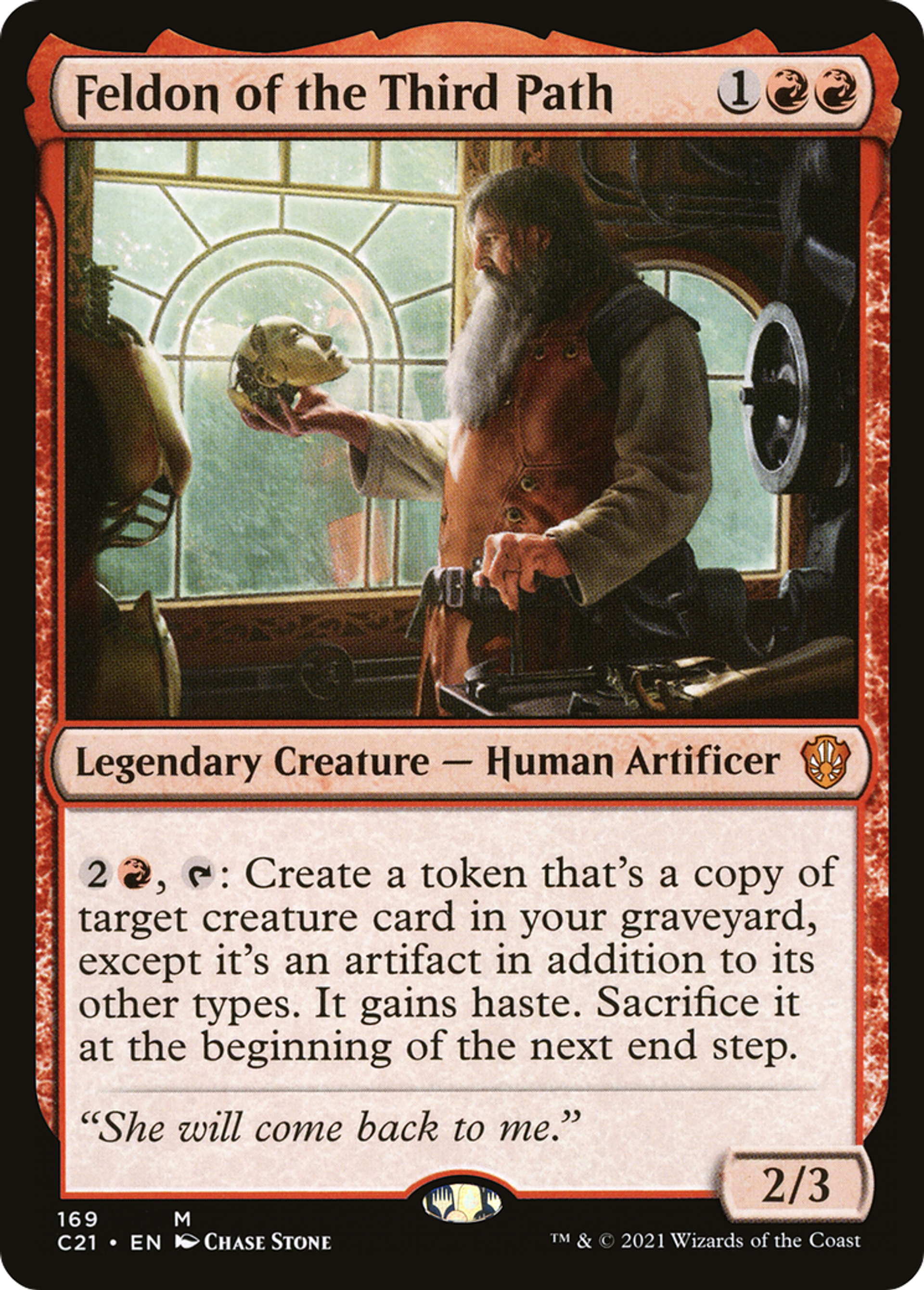 Feldon of the Third Path — Commander 2021 — Magic: The Gathering
