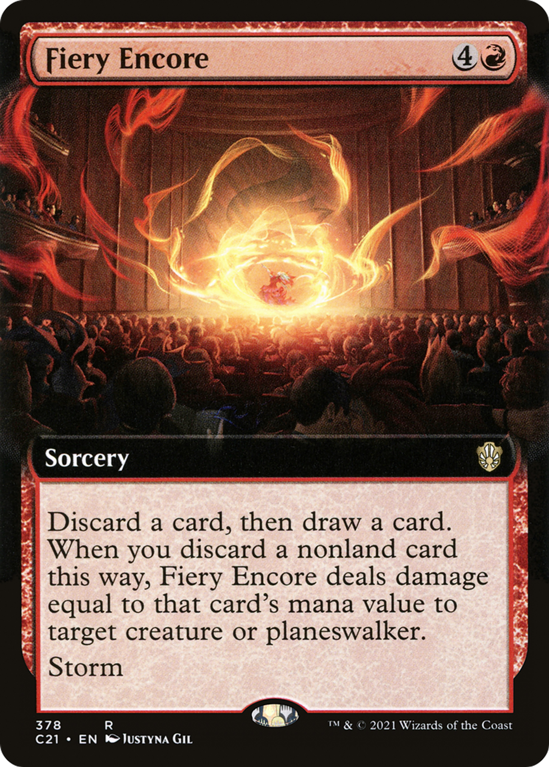 Fiery Encore — Commander 2021 — Magic: The Gathering