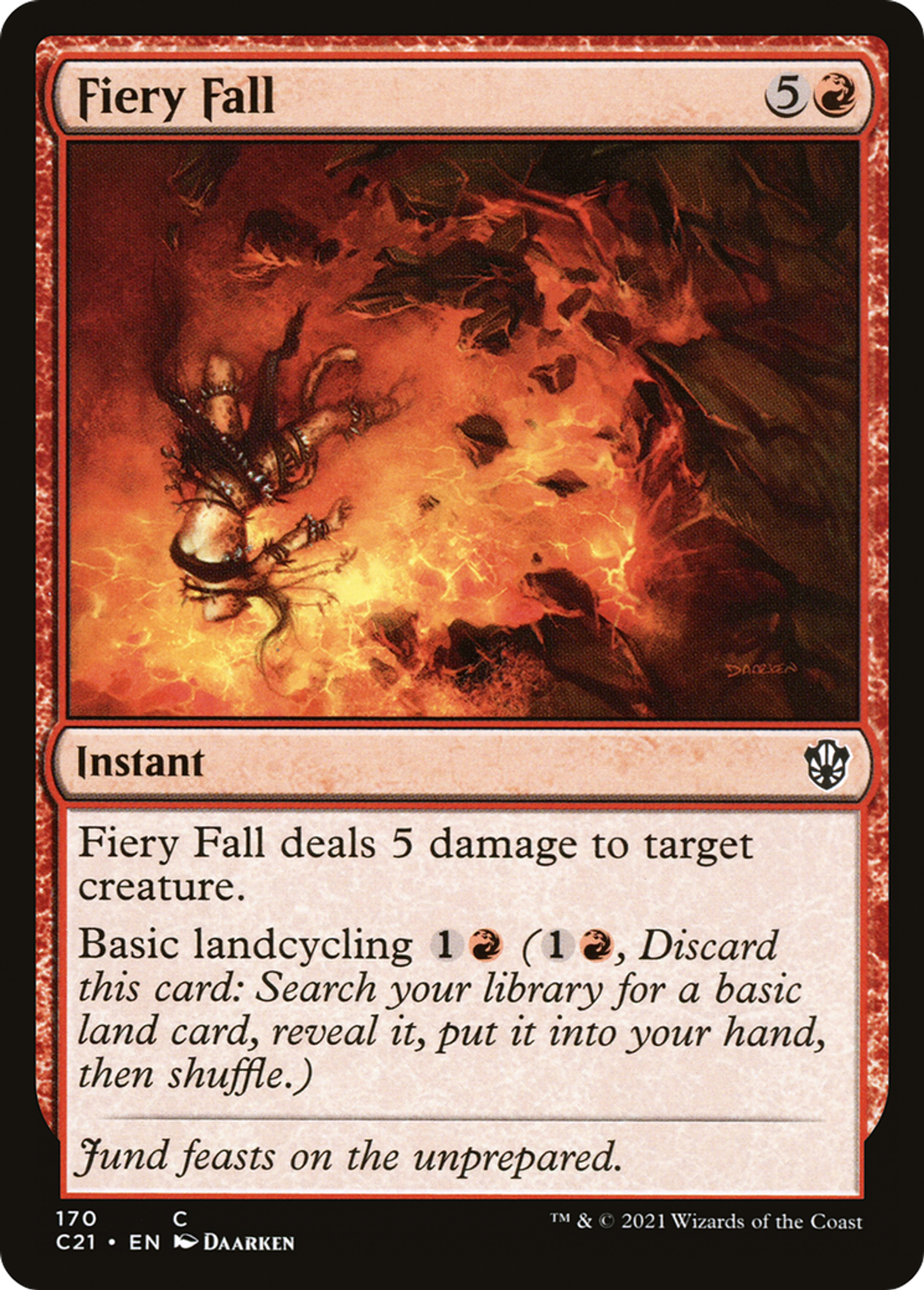Fiery Fall — Commander 2021 — Magic: The Gathering