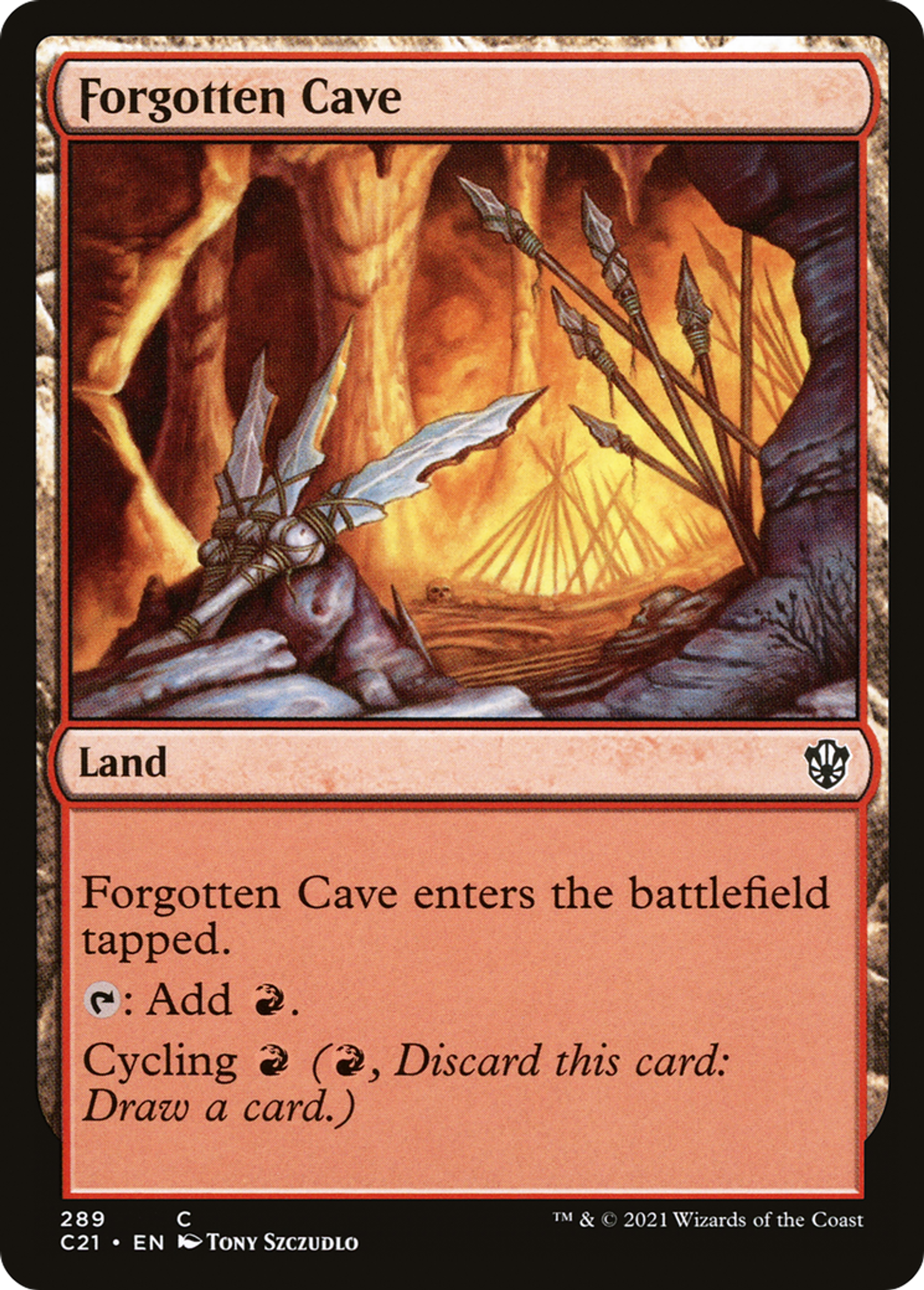 Forgotten Cave — Commander 2021 — Magic: The Gathering