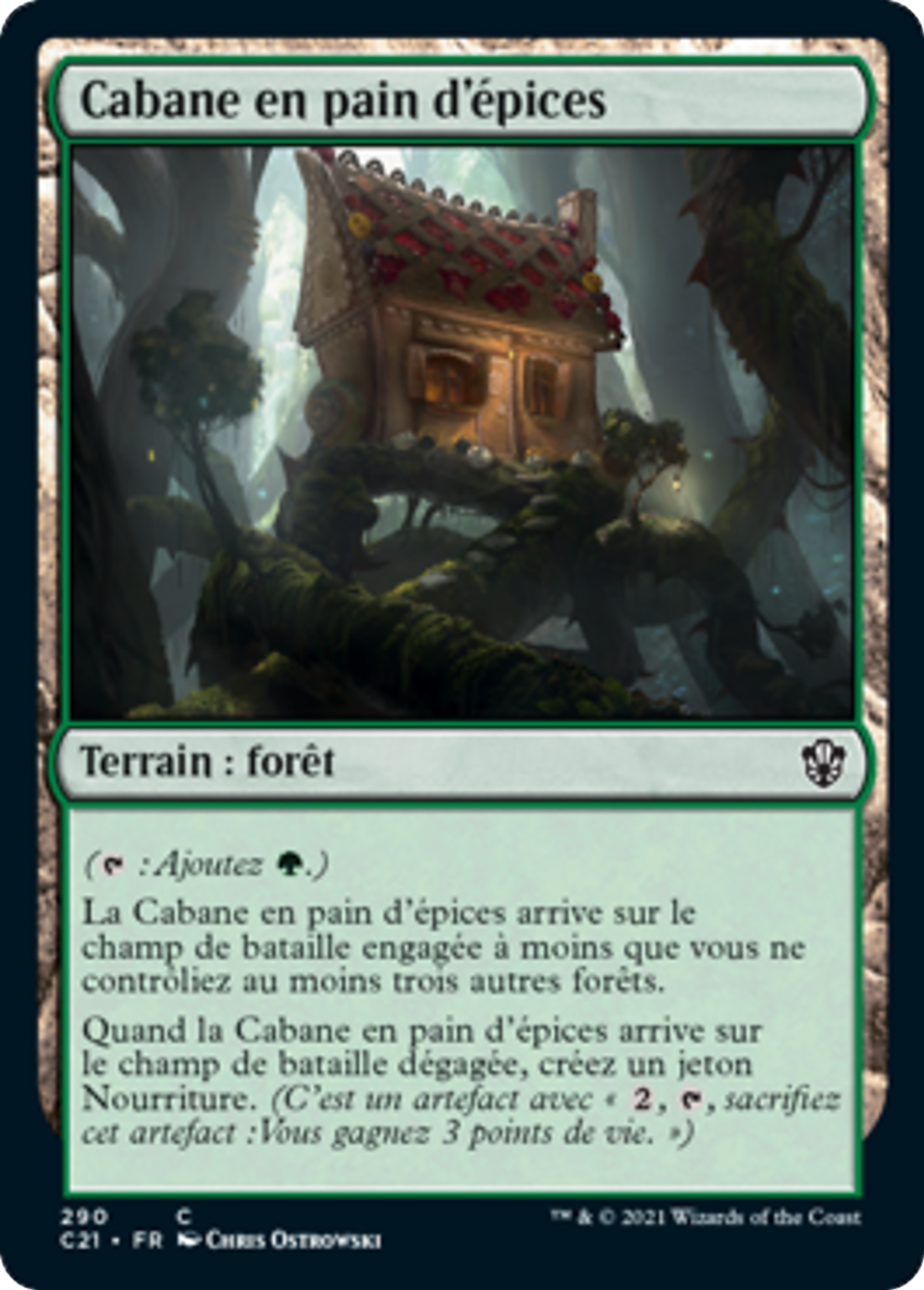Cabane en pain d'épices — Commander 2021 — Magic: The Gathering