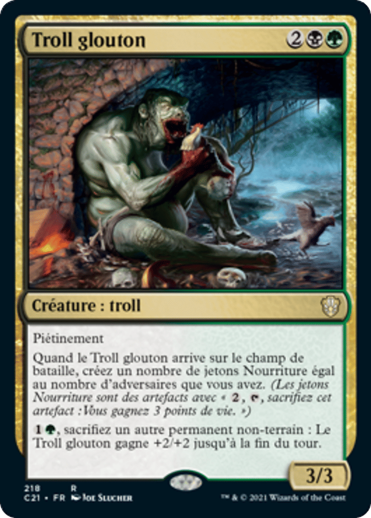 Troll glouton — Commander 2021 — Magic: The Gathering