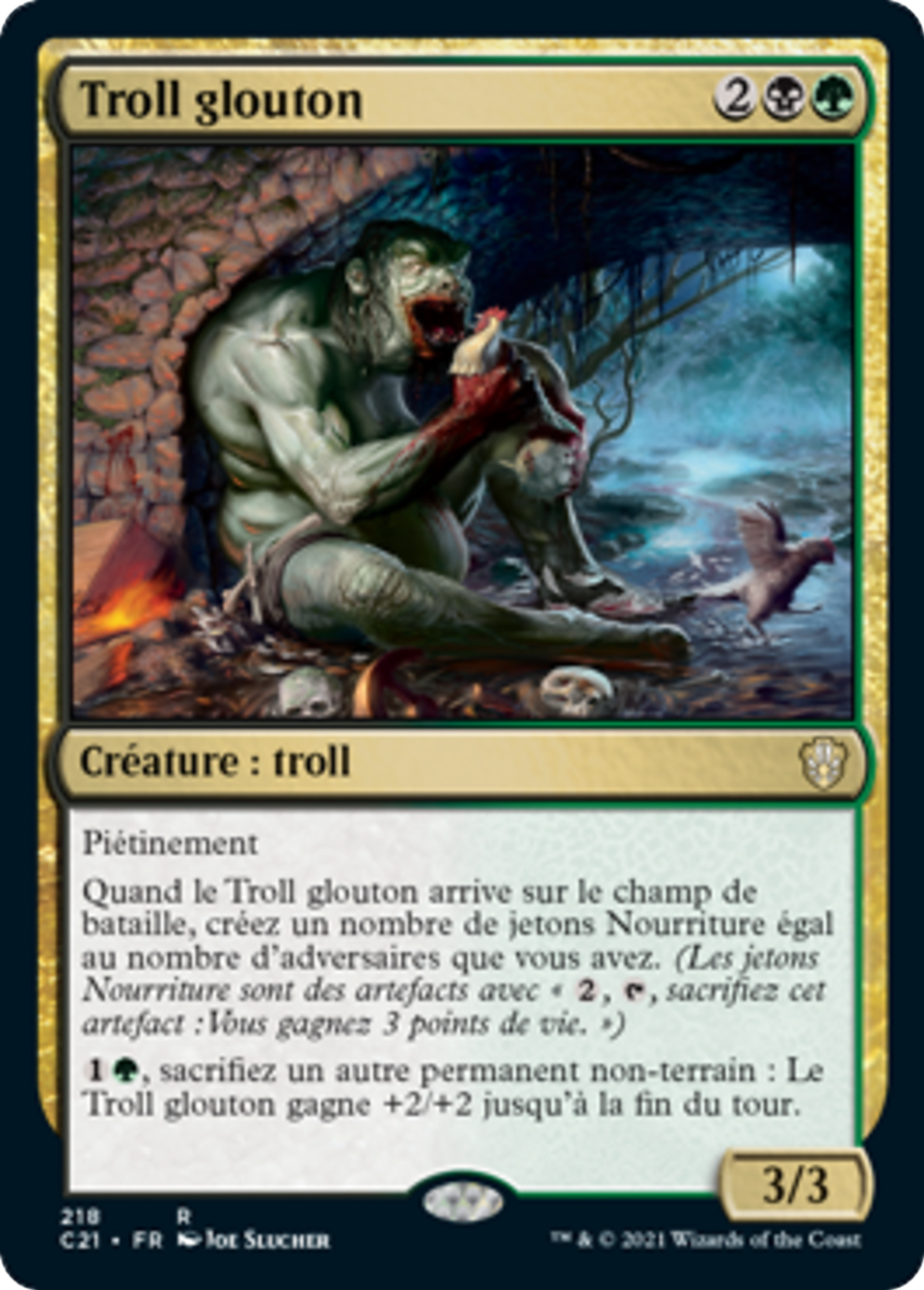 Troll glouton — Commander 2021 — Magic: The Gathering