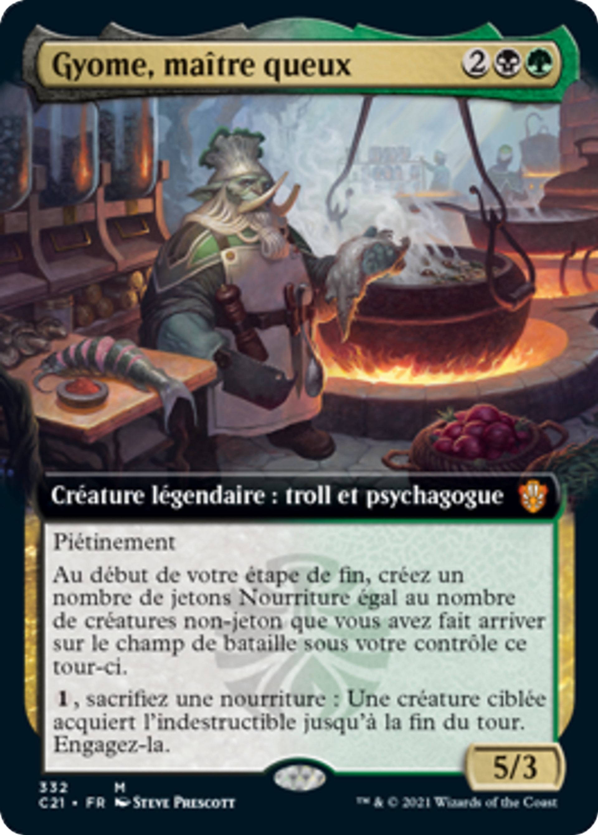 Gyome, maître queux — Commander 2021 — Magic: The Gathering