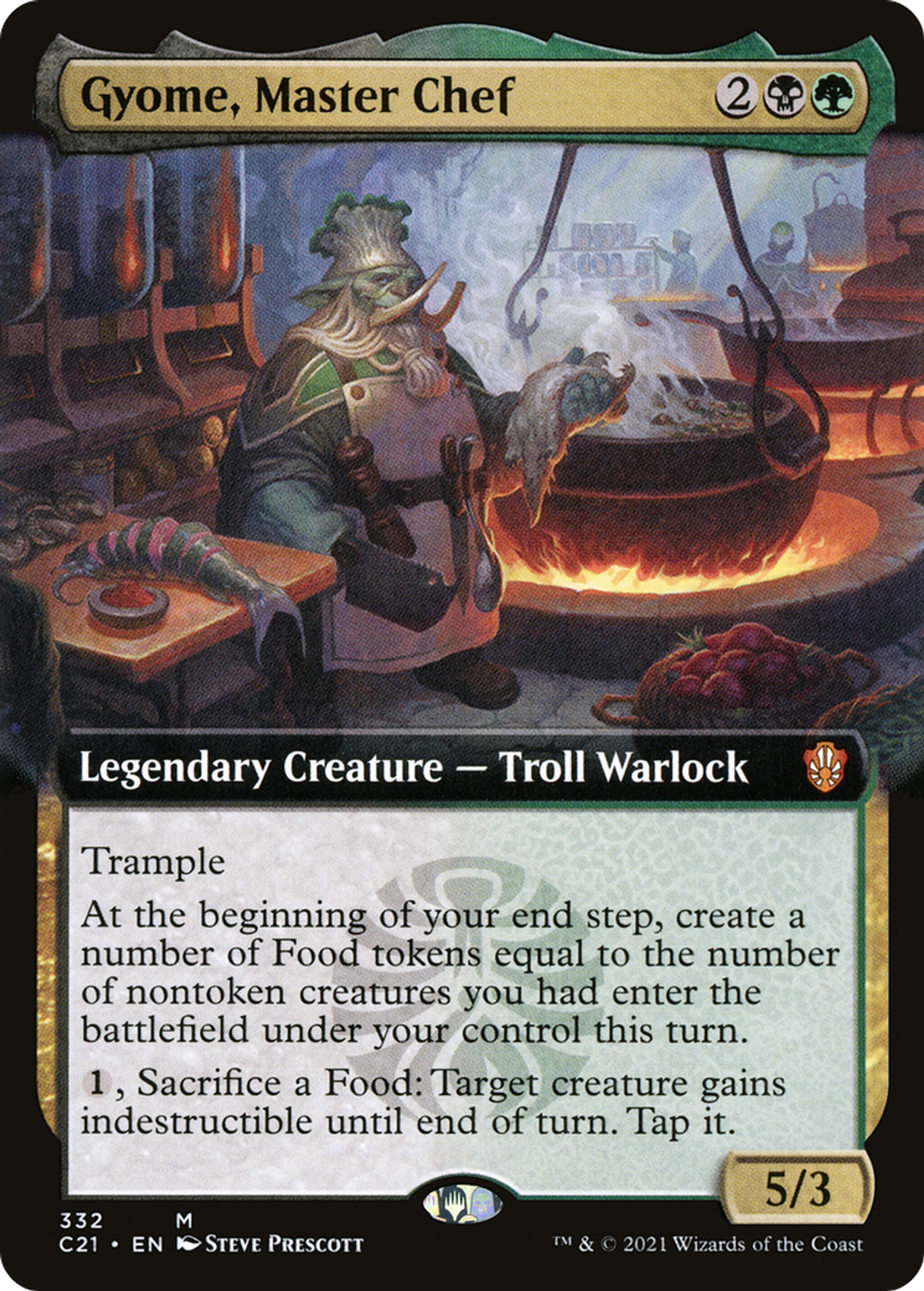 Gyome, Master Chef — Commander 2021 — Magic: The Gathering