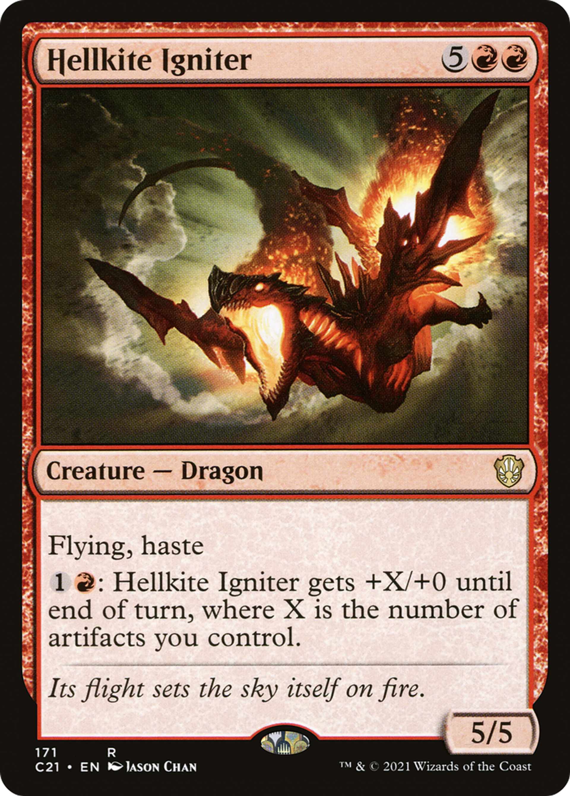 Embraseur escouflenfer — Commander 2021 — Magic: The Gathering