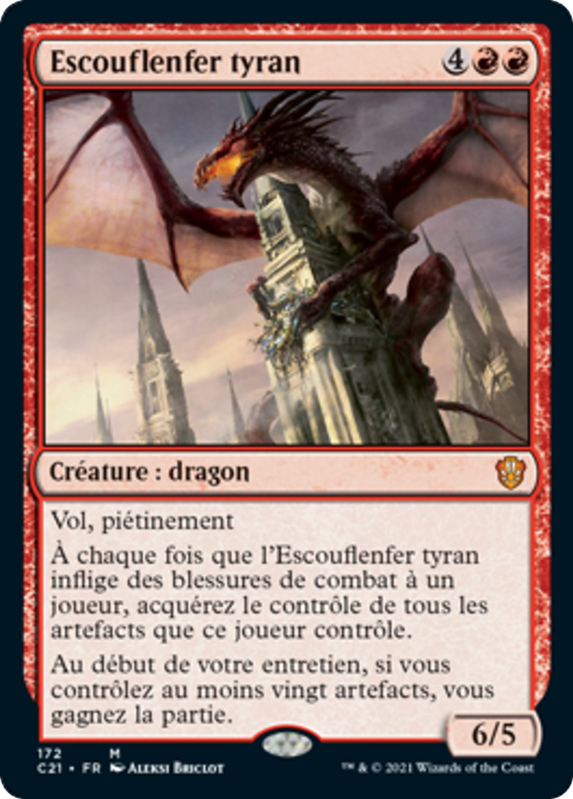 Escouflenfer tyran — Commander 2021 — Magic: The Gathering