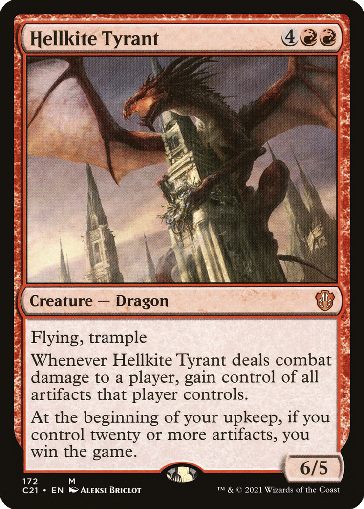 Hellkite Tyrant — Commander 2021 — Magic: The Gathering