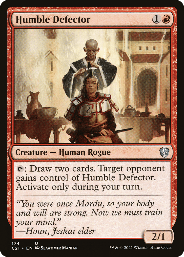 Humble Defector — Commander 2021 — Magic: The Gathering