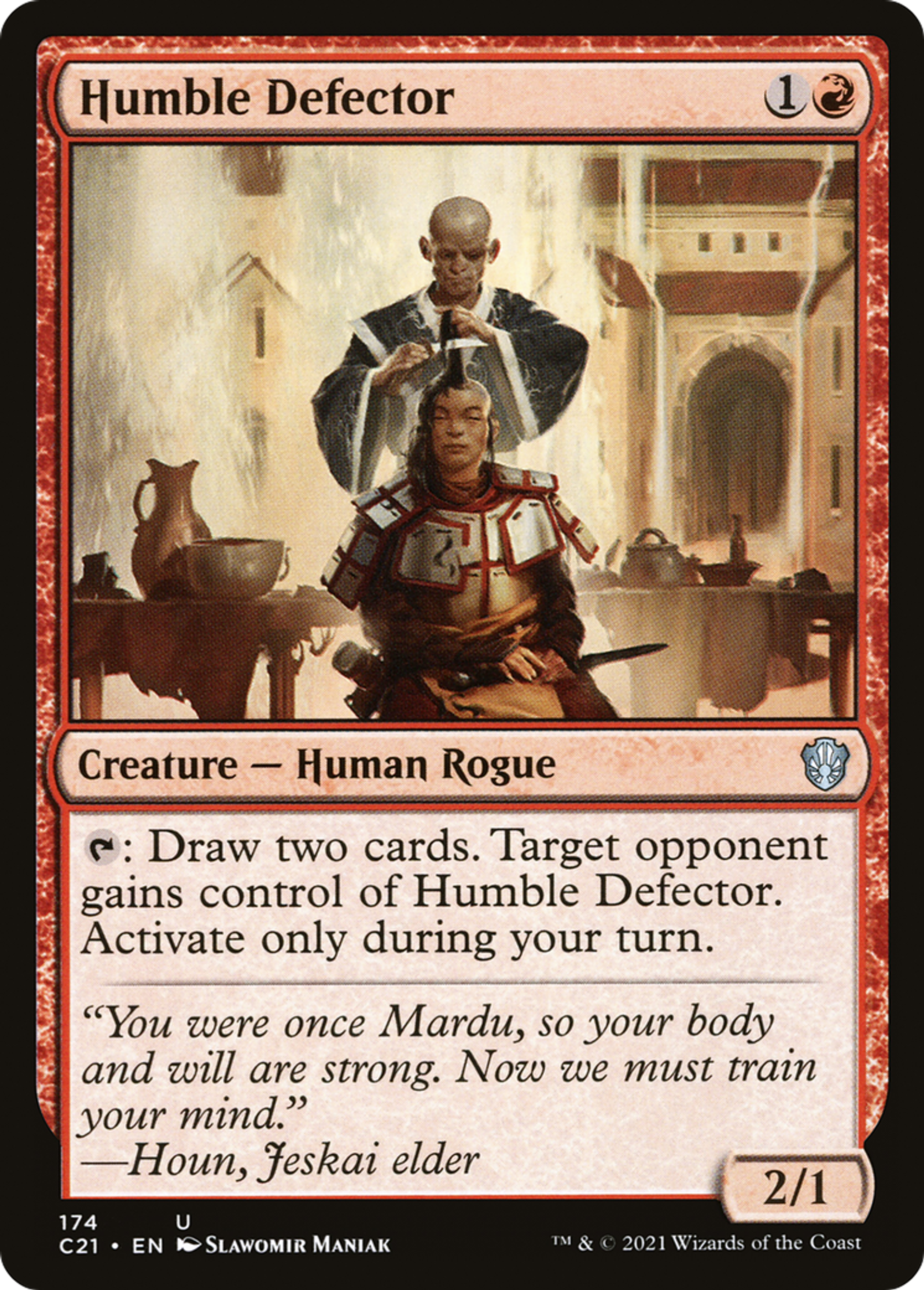 Humble Defector — Commander 2021 — Magic: The Gathering