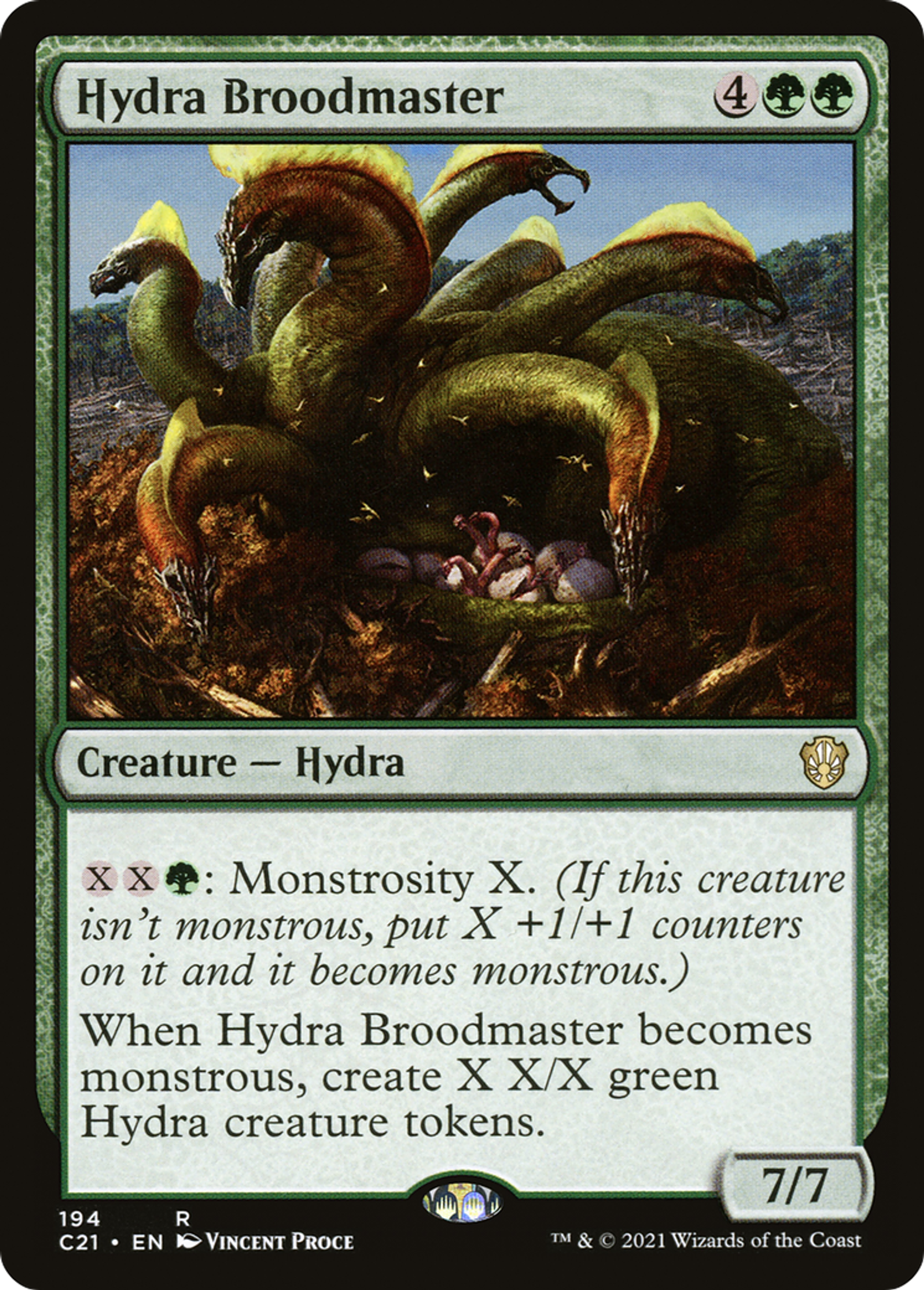 Hydra Broodmaster — Commander 2021 — Magic: The Gathering