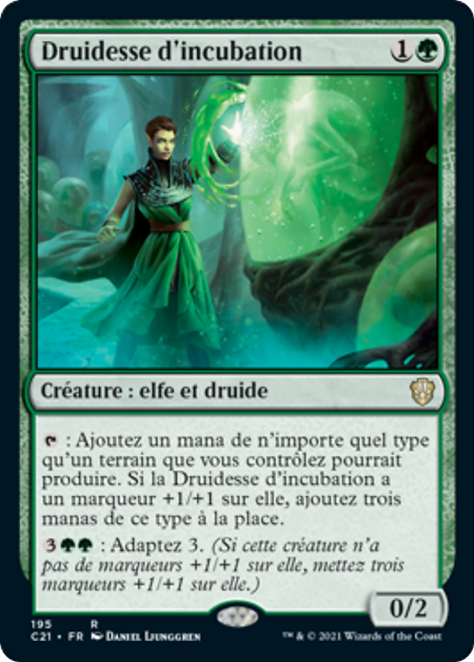 Druidesse d'incubation — Commander 2021 — Magic: The Gathering