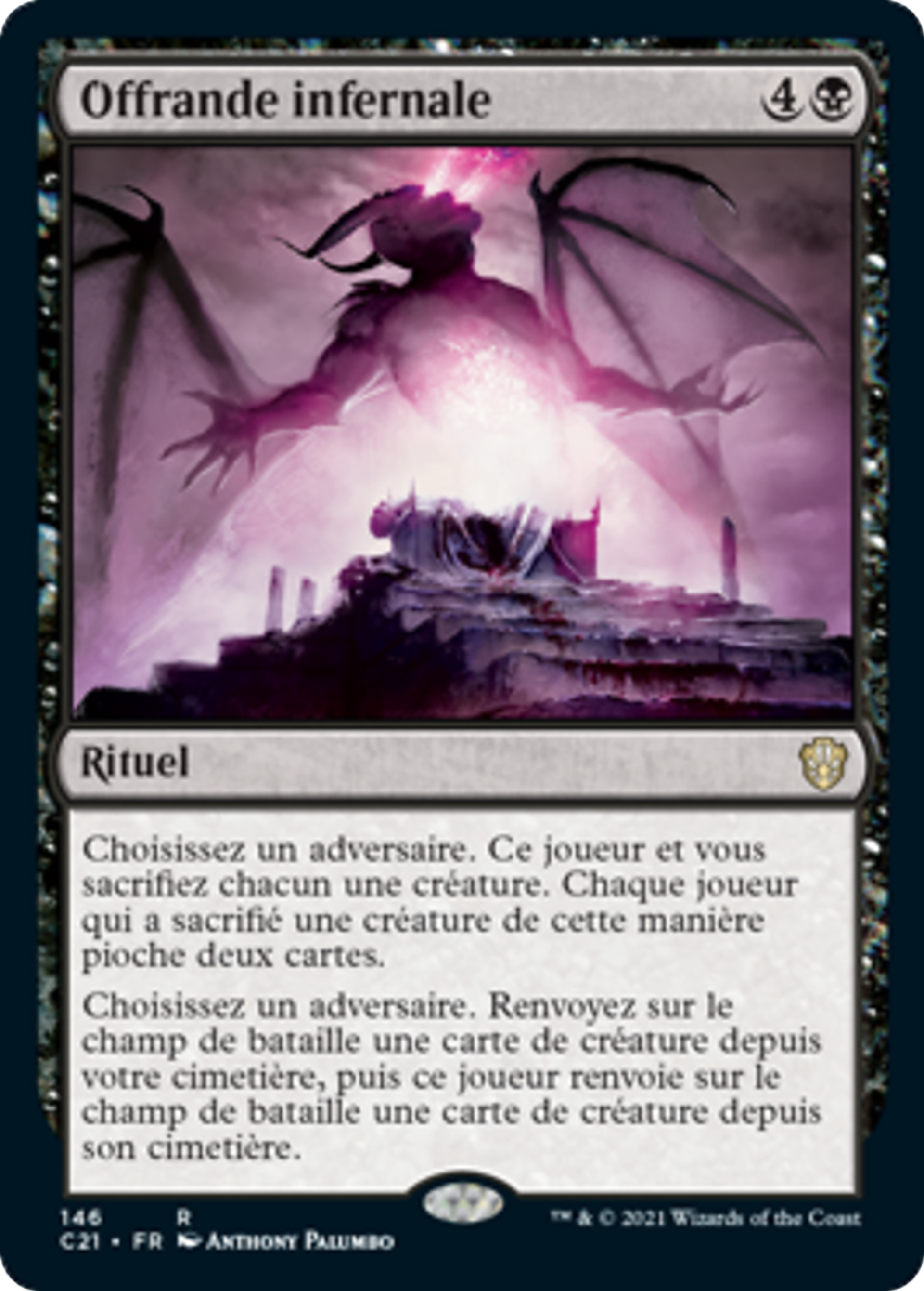 Offrande infernale — Commander 2021 — Magic: The Gathering