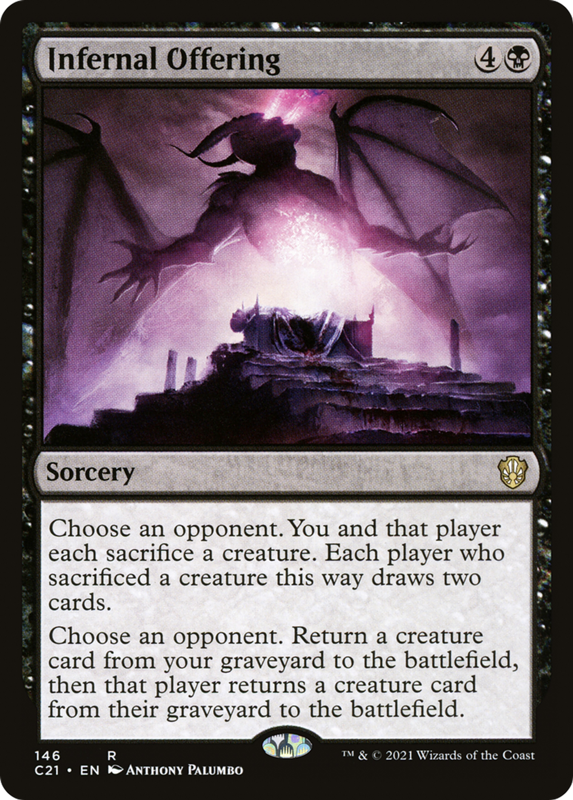 Infernal Offering — Commander 2021 — Magic: The Gathering