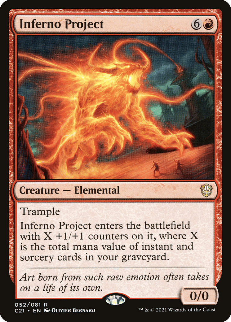 Inferno Project — Commander 2021 — Magic: The Gathering