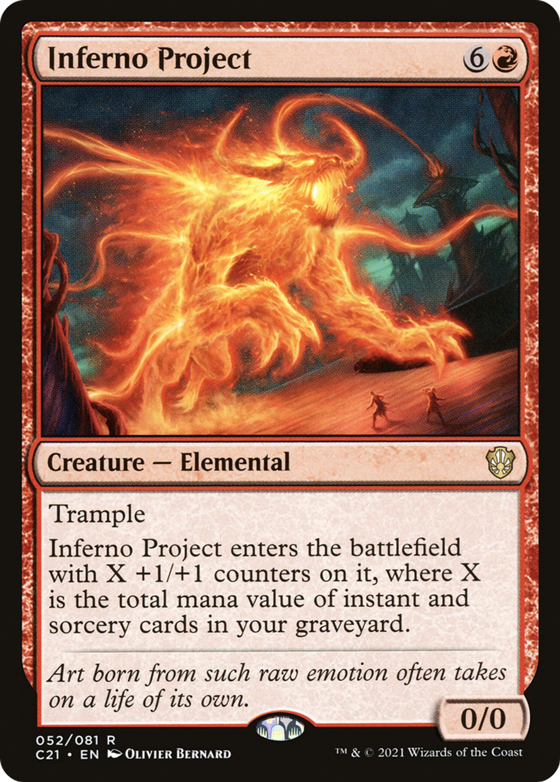 Inferno Project — Commander 2021 — Magic: The Gathering