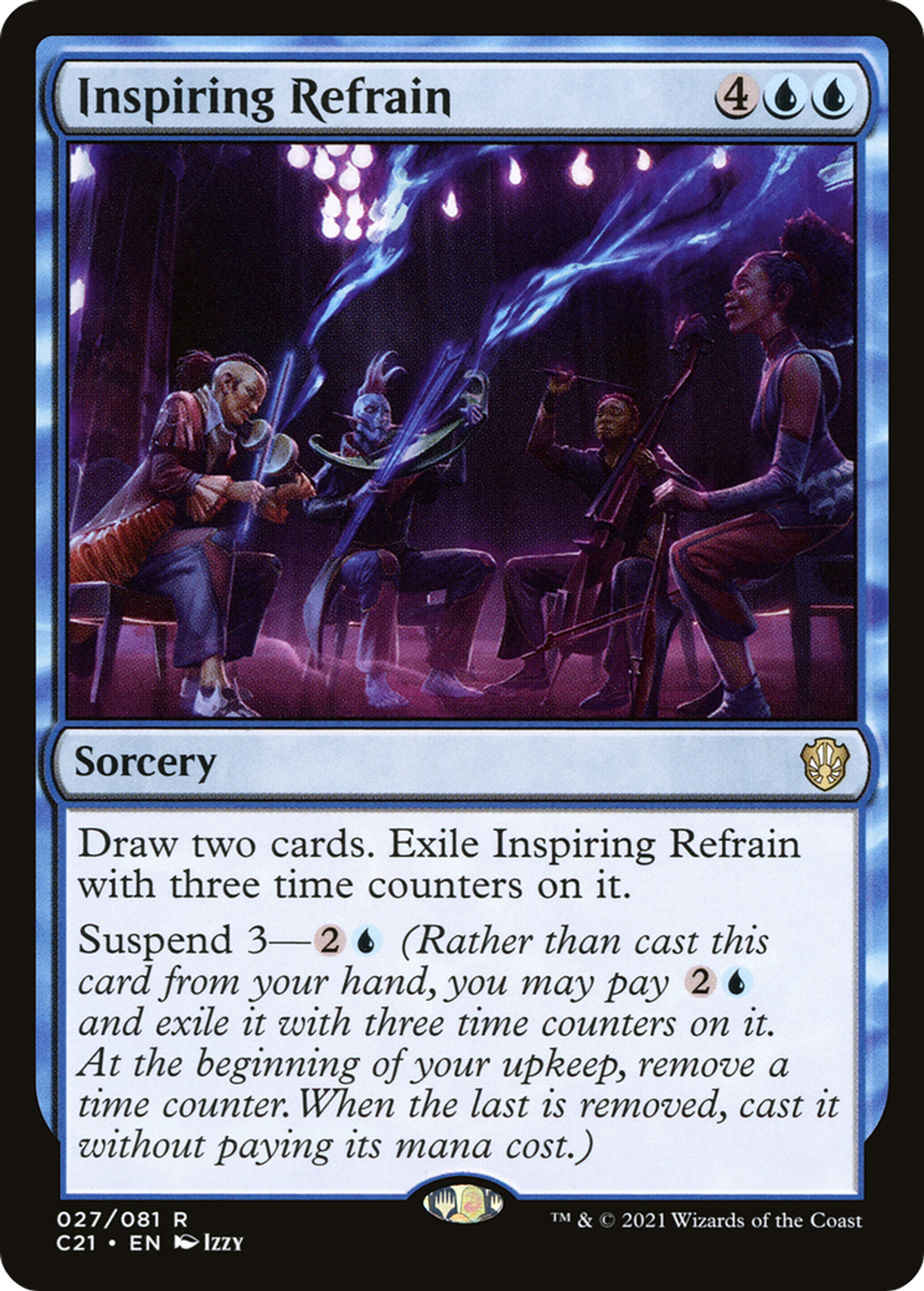 Inspiring Refrain — Commander 2021 — Magic: The Gathering